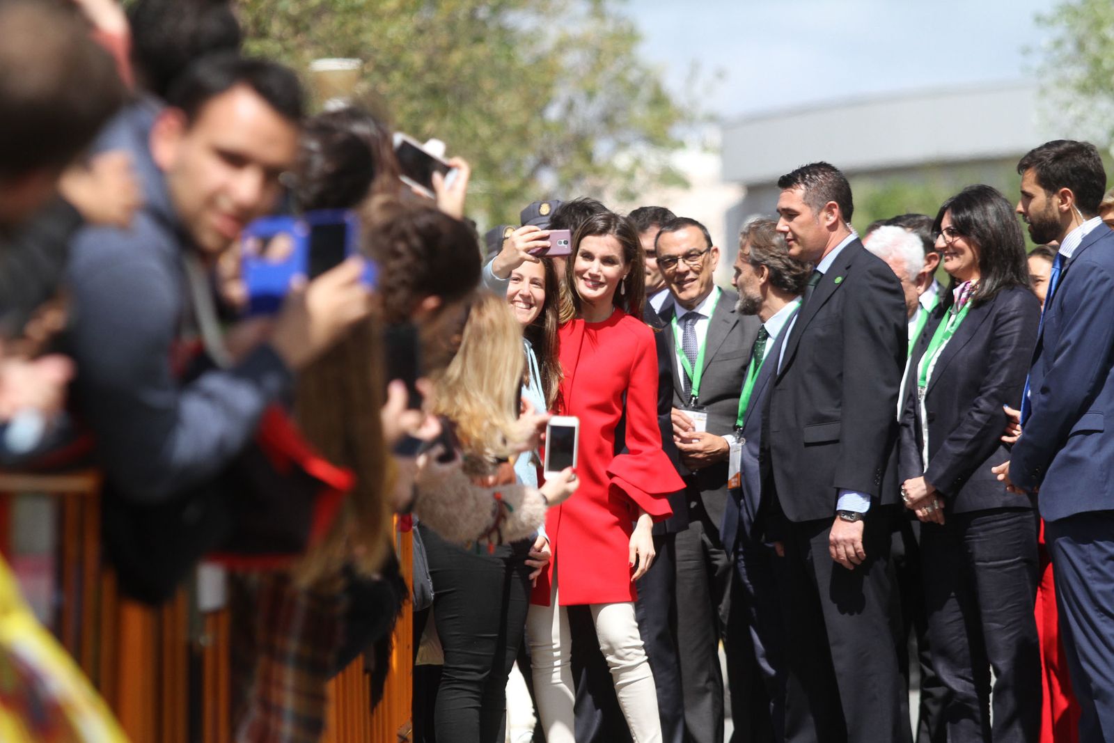 Imágenes de la visita de la reina Letizia a Huelva