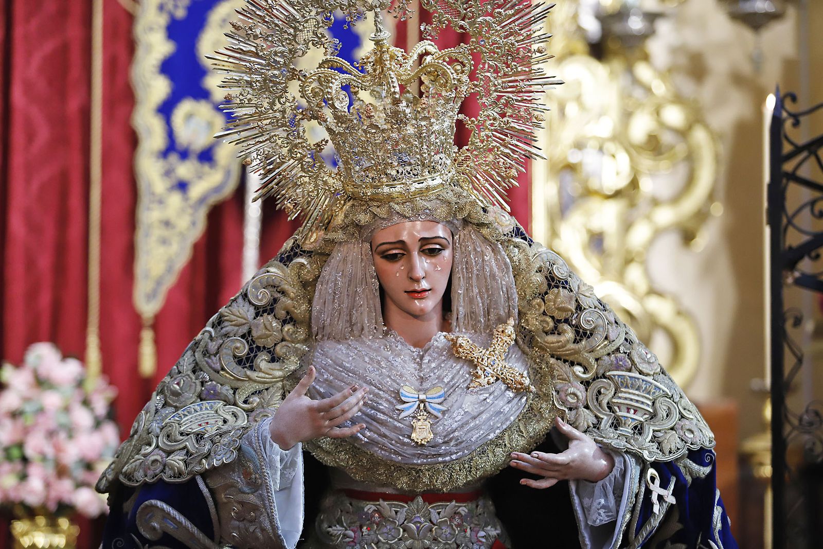 La Virgen de La Victoria regresa a la Parroquia del Sagrado Corazón de Jesús