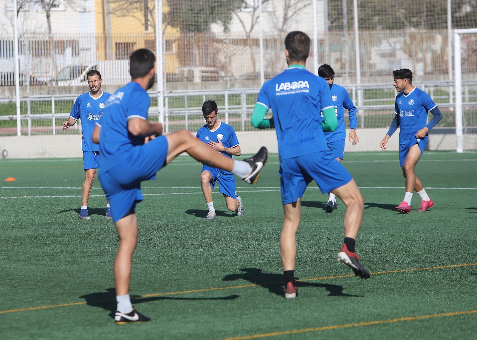 Entrenamiento del Xerez DFC en La Granja