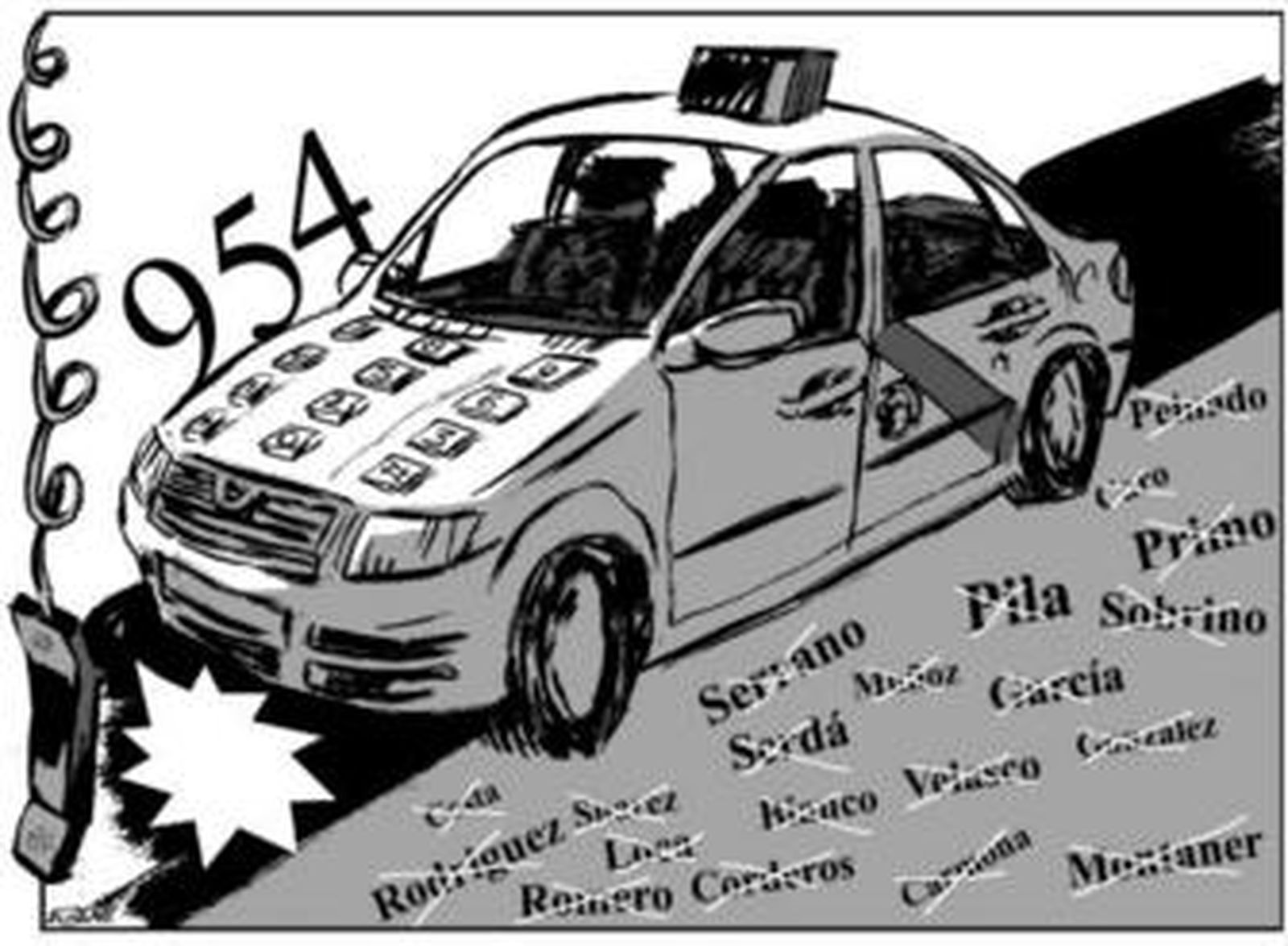 El peligro de las listas negras del taxi