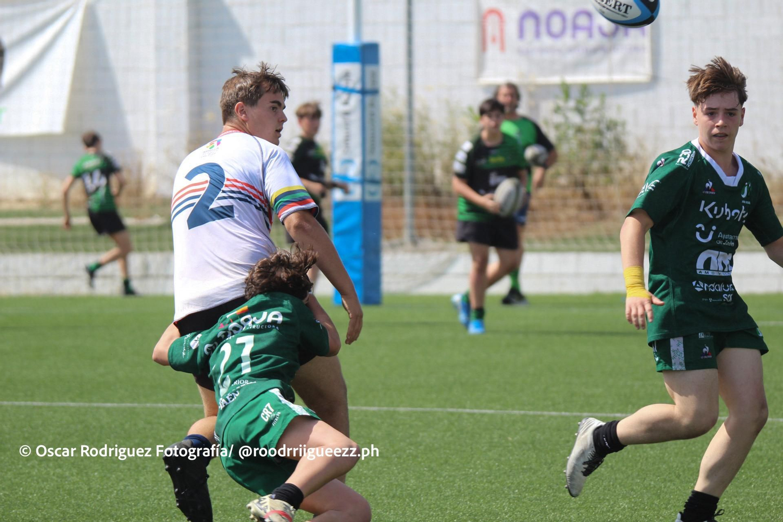 Los jóvenes jugadores jiennenses disfrutaron del torneo en casa.
