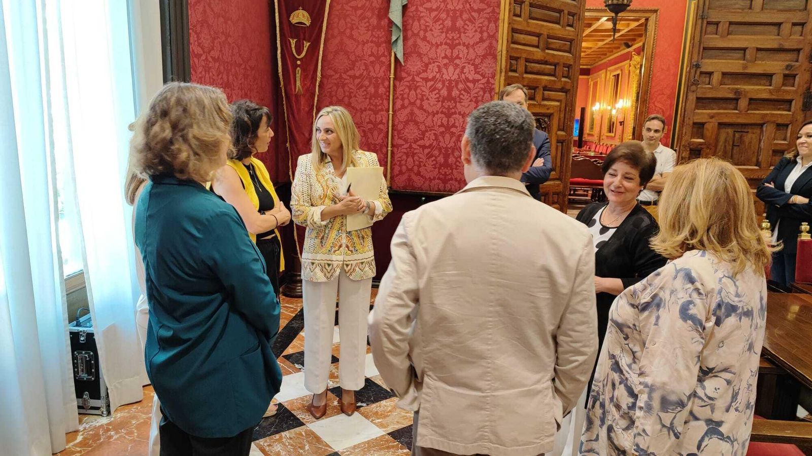 Carazo, en la reunión con el área de Economía.