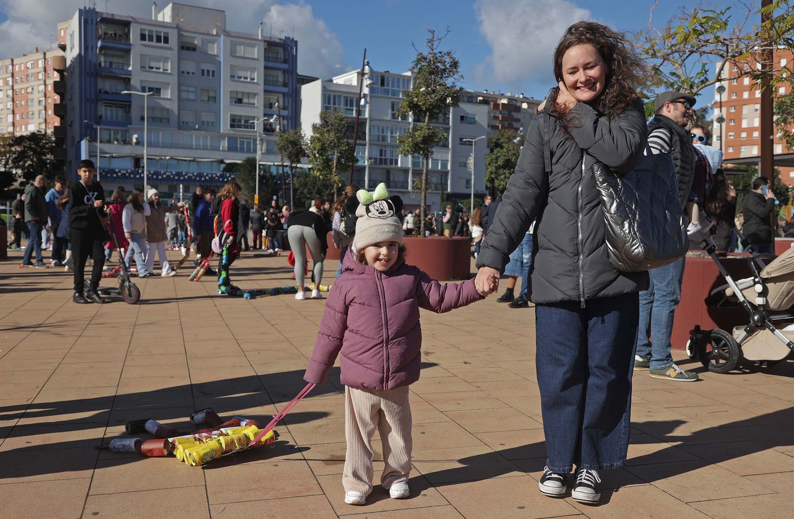 Fotos del arrastre de latas en Algeciras