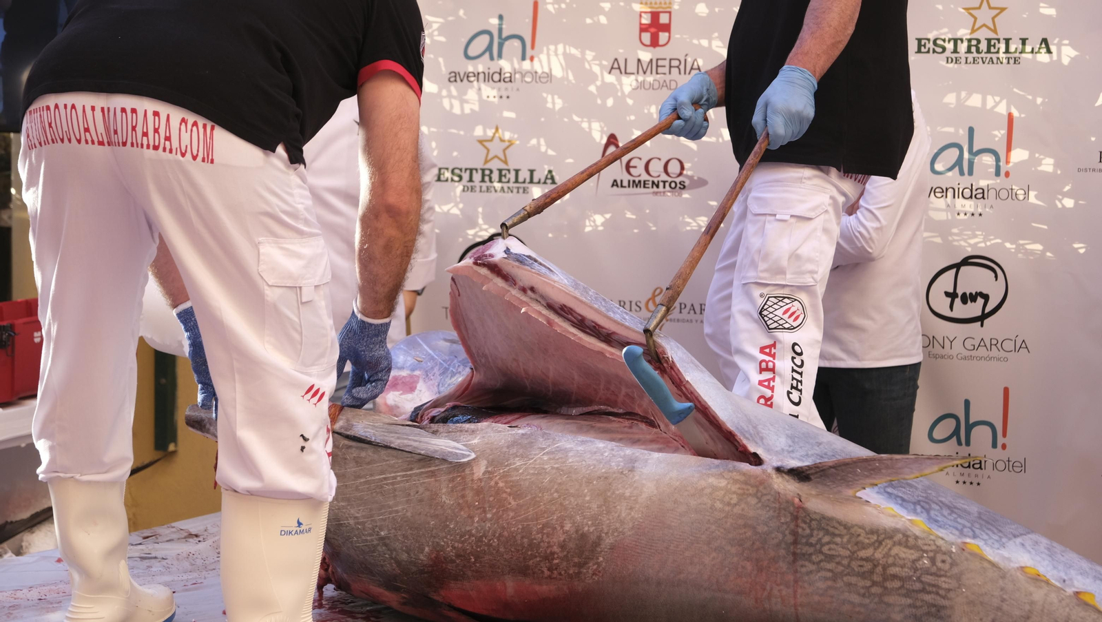 Jornadas del ronqueo del atún de almadraba en el Espacio Gastronómico Tony García, en Almería