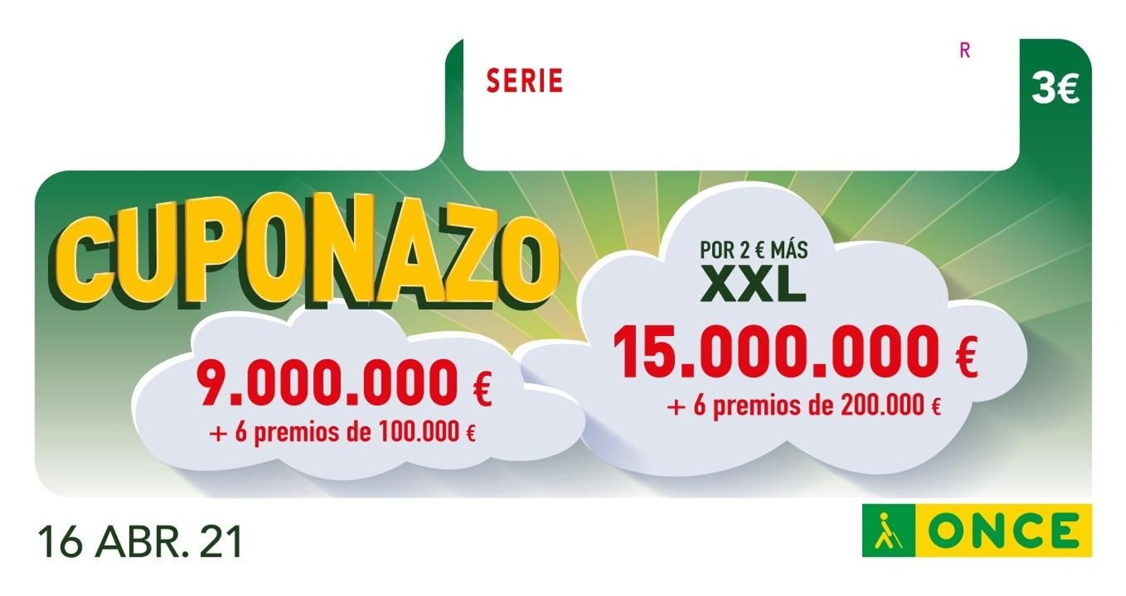 El Cuponazo de la ONCE deja 245.000 euros en Málaga capital