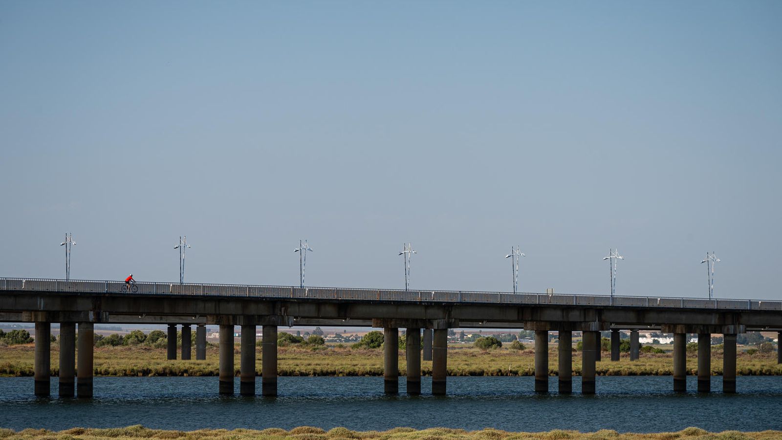 El agua a la capital llega a través del puente Sifón.