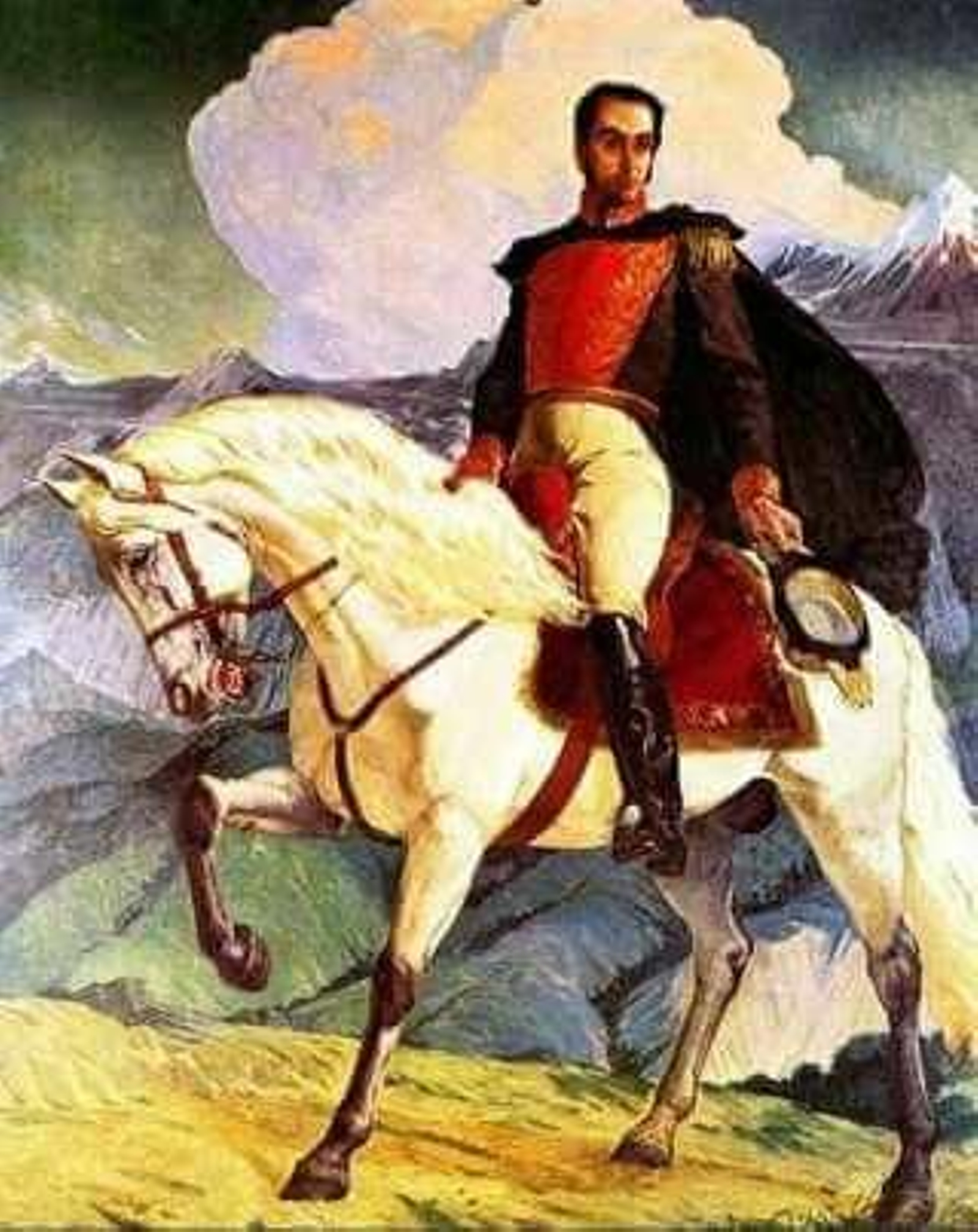 Simón Bolívar, General libertador de la Gran Colombia, que entre 1824 a 1827 llevó la Guerra de Independencia americana contra costas y barcos en España, con numerosos grandes navíos adquiridos en países contrarios a nuestra patria, venciendo finalmente  la Gloriosa Armada Española en aguas del Estrecho de Gibraltar en julio de 1827 a las naves colombianas.