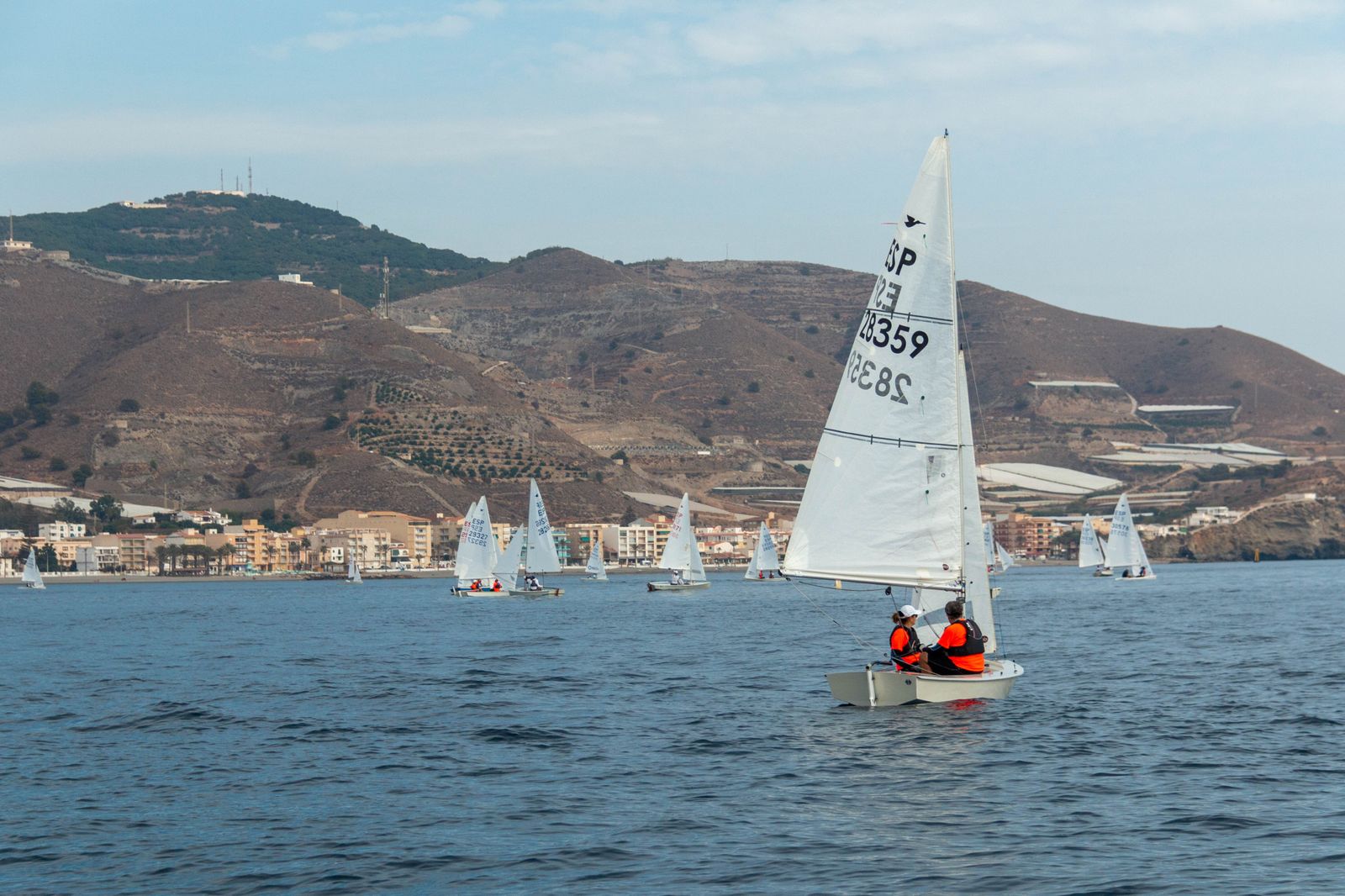 La Costa acoge el Campeonato de Europa Mixto de vela de la clase Snipe