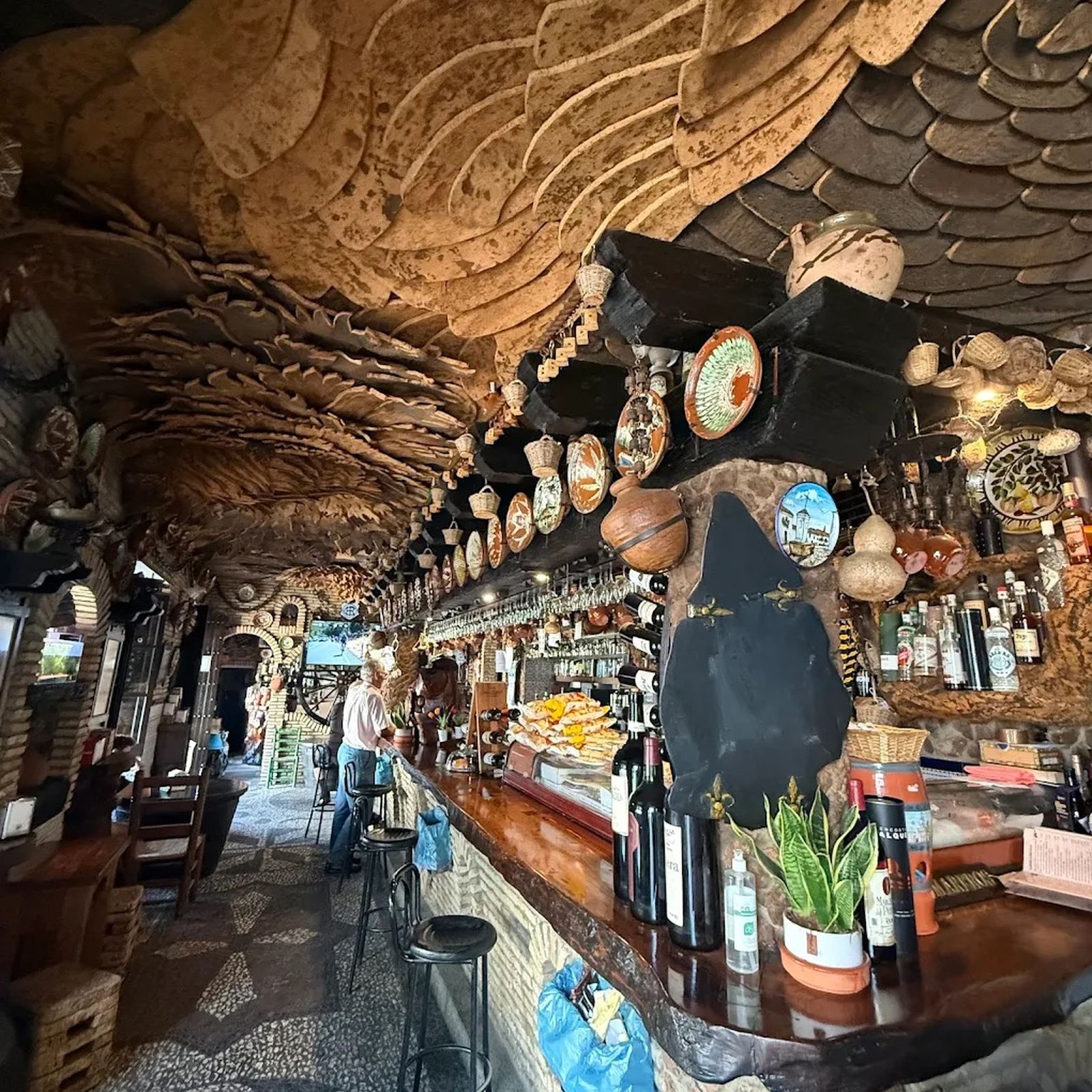 Una decoración con mucho encanto hecha mayoritariamente de corcho