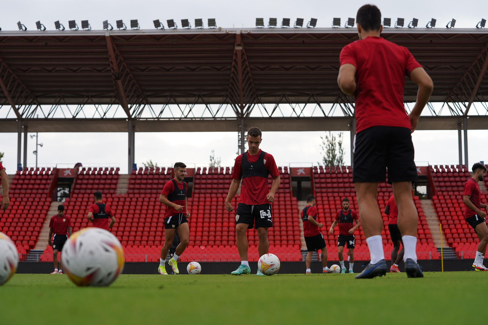 Fotogalería del entrenamiento del Almería, jueves 19