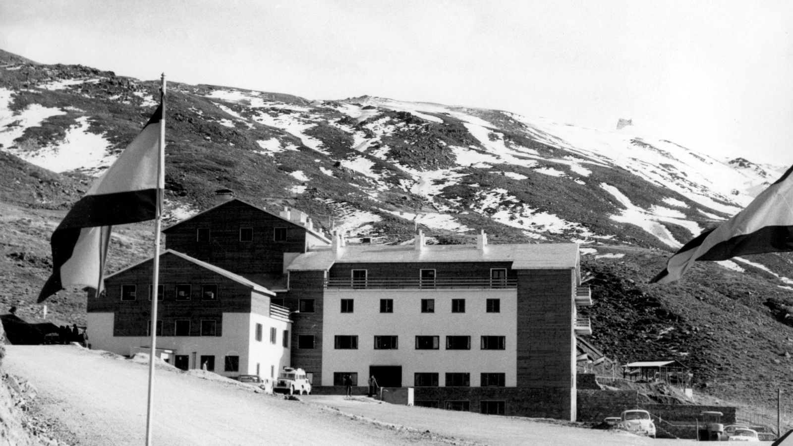Vista general del parador de Turismo de Sierra Nevada