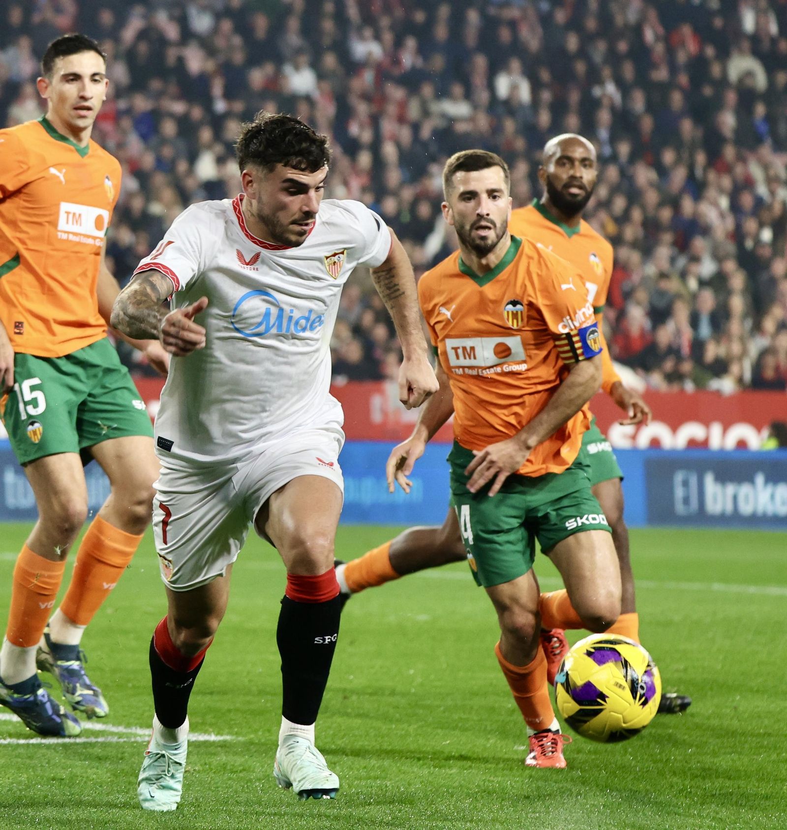 Las mejores imágenes dep partido Sevilla Valencia