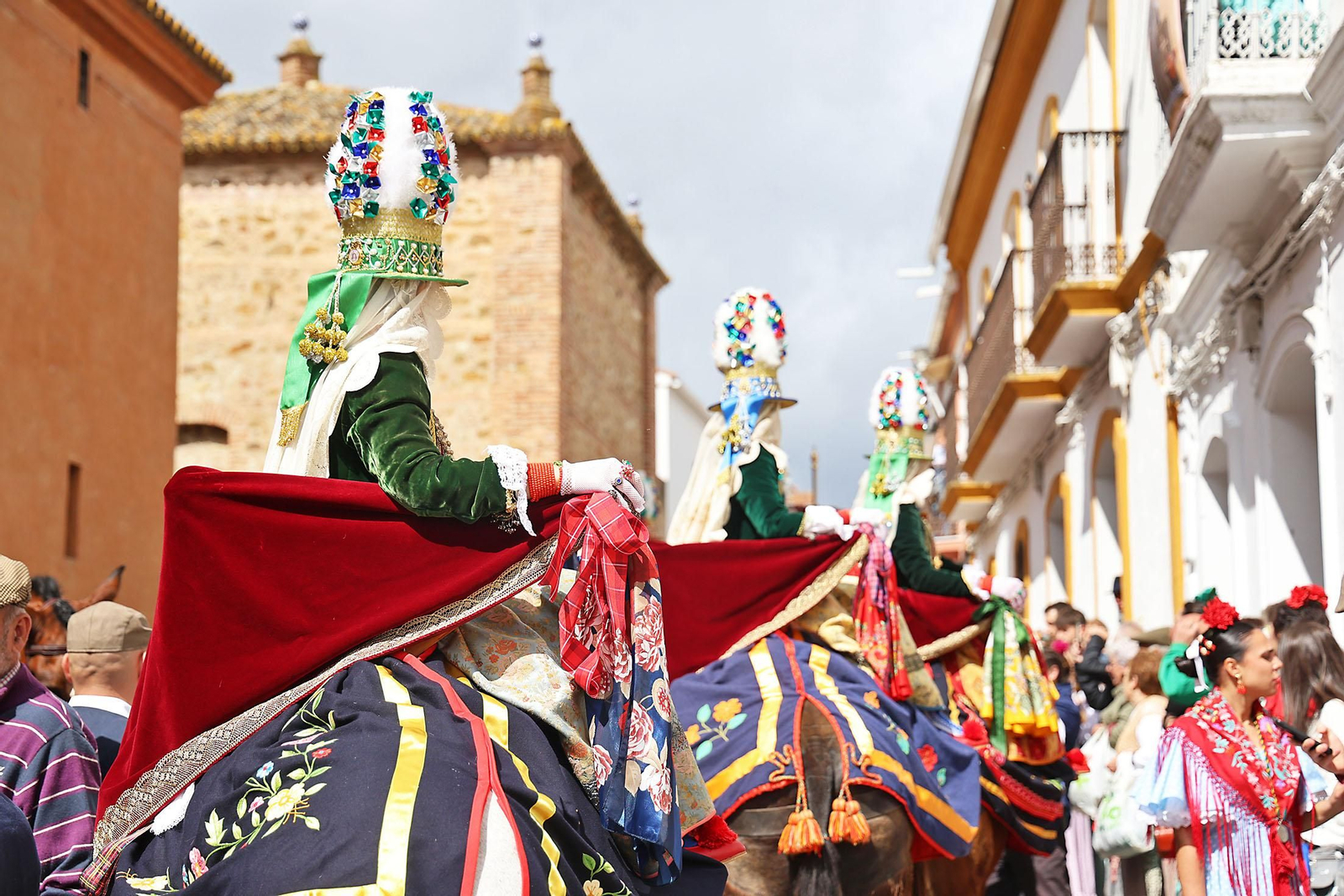 Las imágenes de la romería de San Benito Abad en el Cerro del Andévalo de Huelva