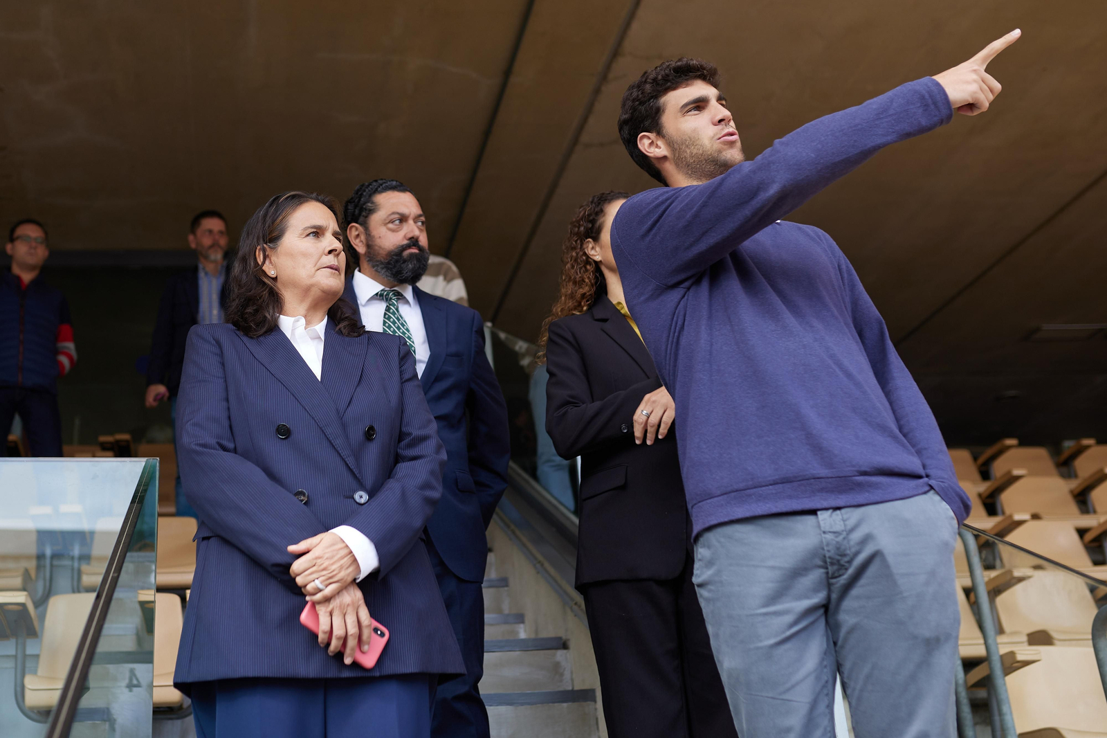 Las fotos del Estadio de la Cartuja para el tenis