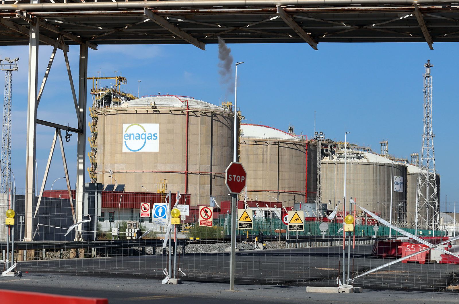 Regasificadora de Enagás en el Puerto de Huelva