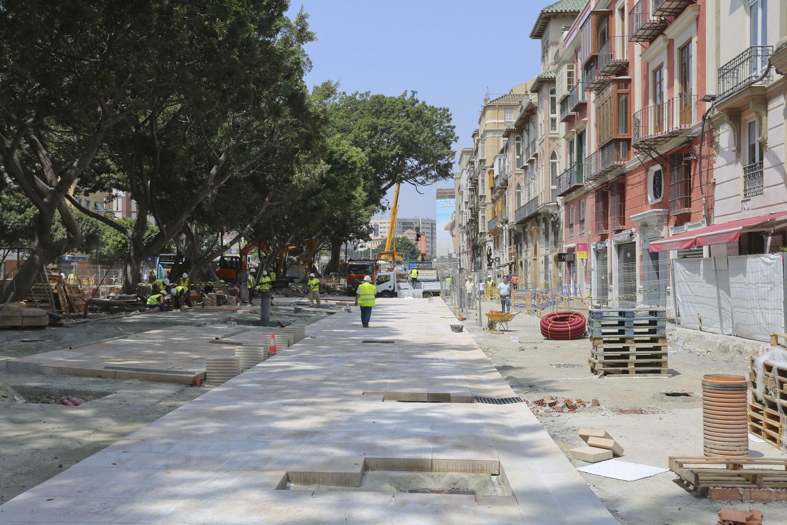 Las fotos de la reurbanización de la Alameda de Málaga