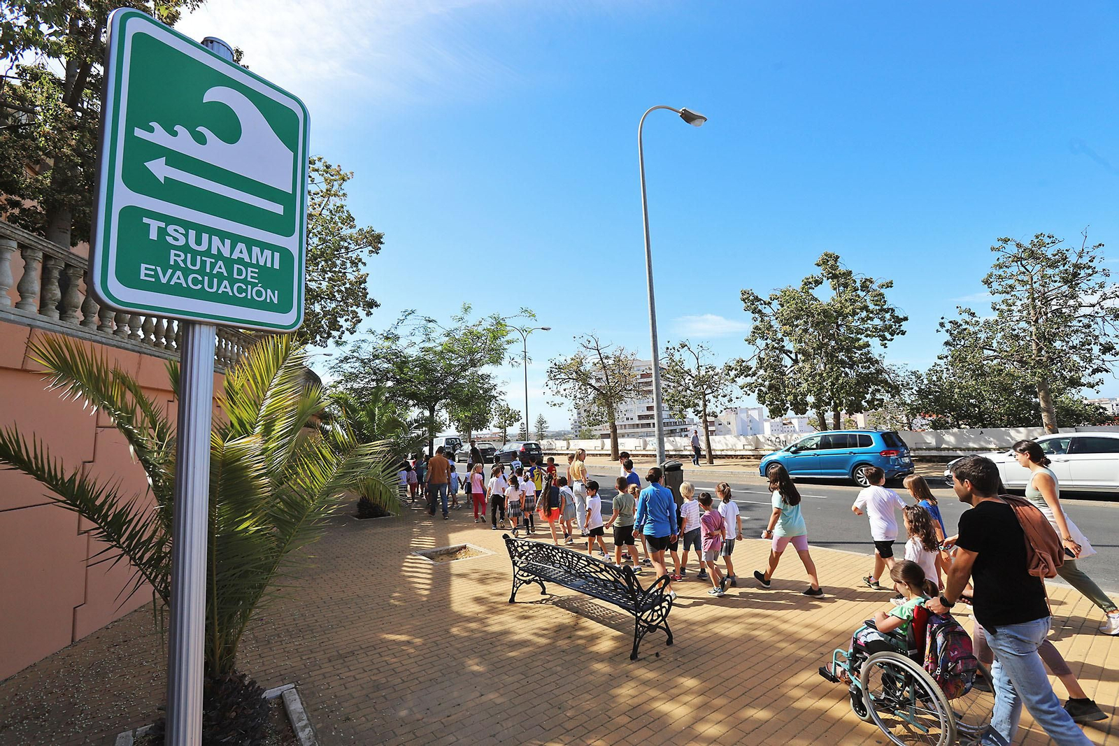 Imágenes Simulacro de Tsunami en el Colegio Funcadia Huelva
