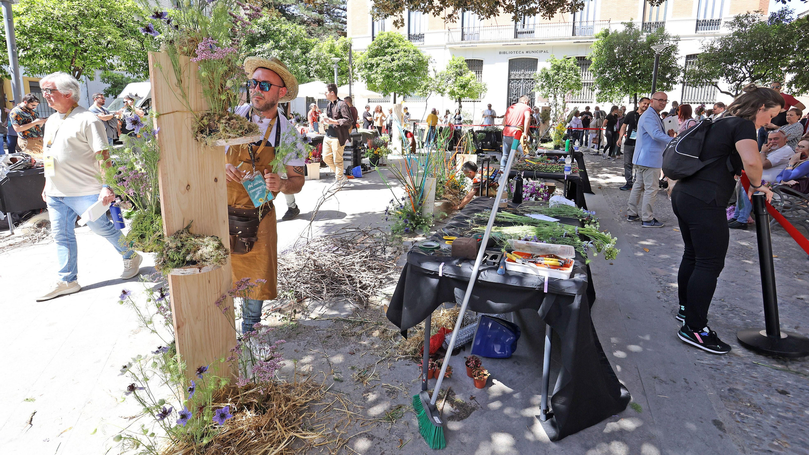 El centro de Jerez lleno este sábado