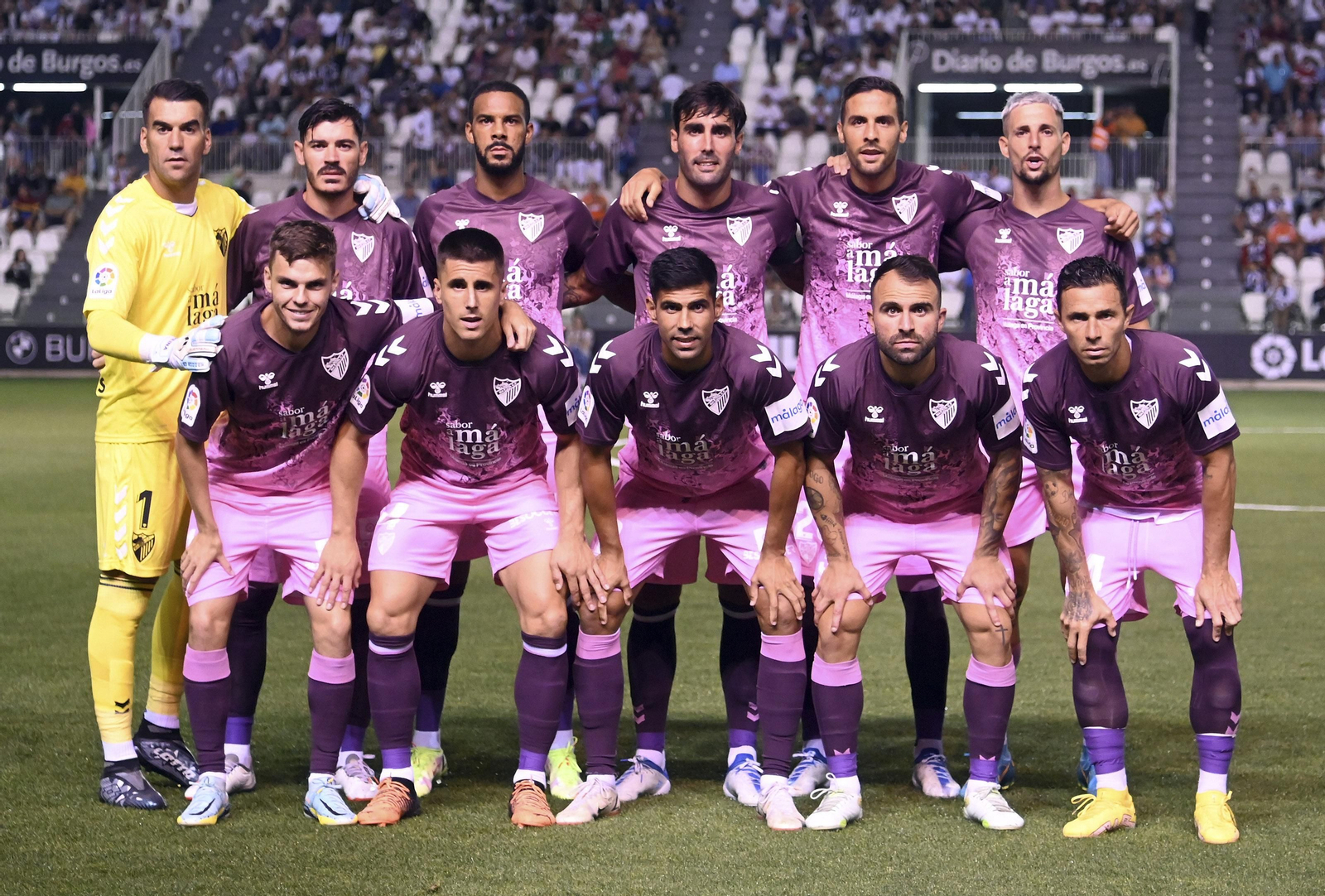 El primer once del Málaga CF en LaLiga.