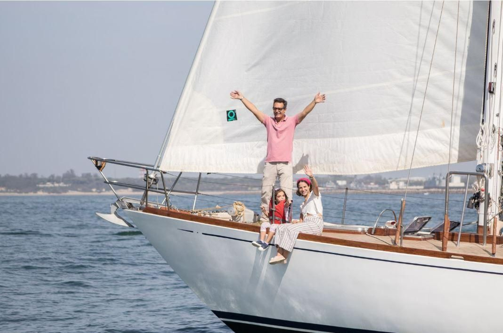 Una de las familias participantes en el evento solidario, el año pasado.