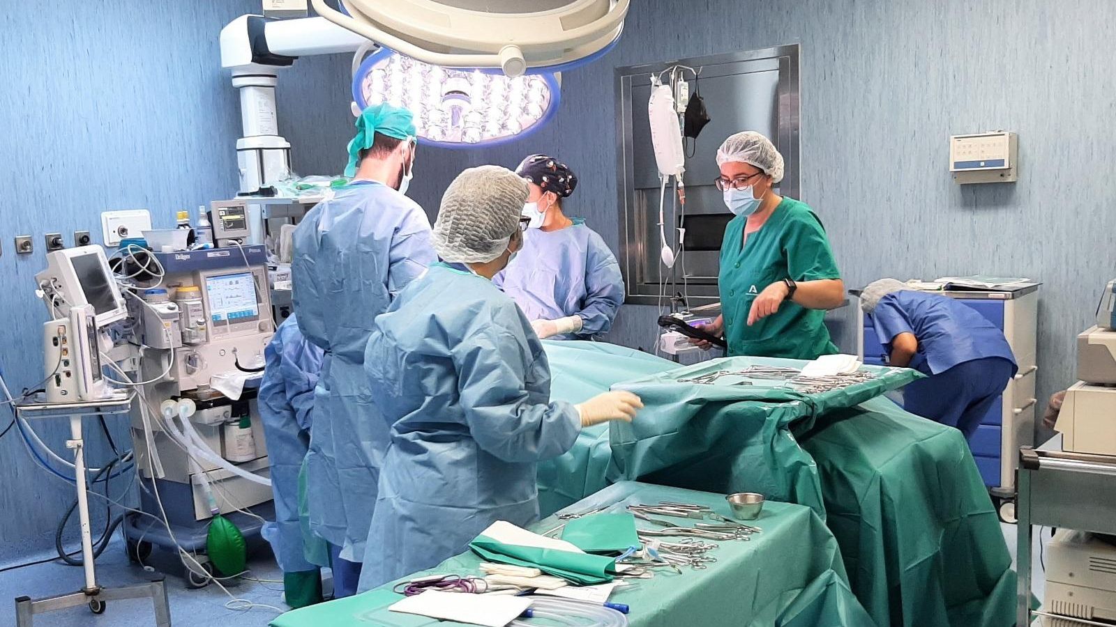 Quirófano de Otorrinolaringología del hospital Infanta Elena.