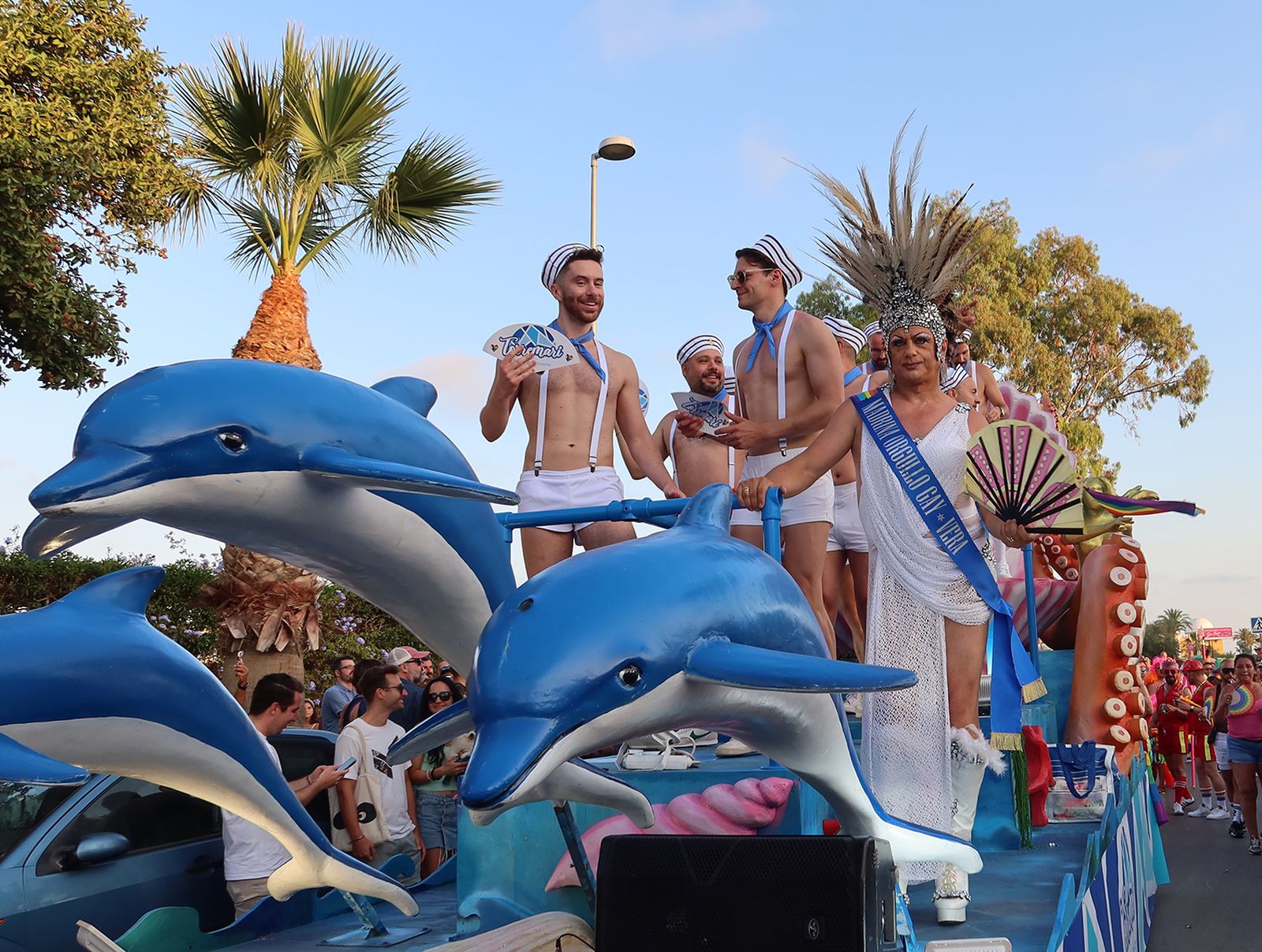 El desfile del Orgullo LGTBIQ de Vera Playa, en imágenes