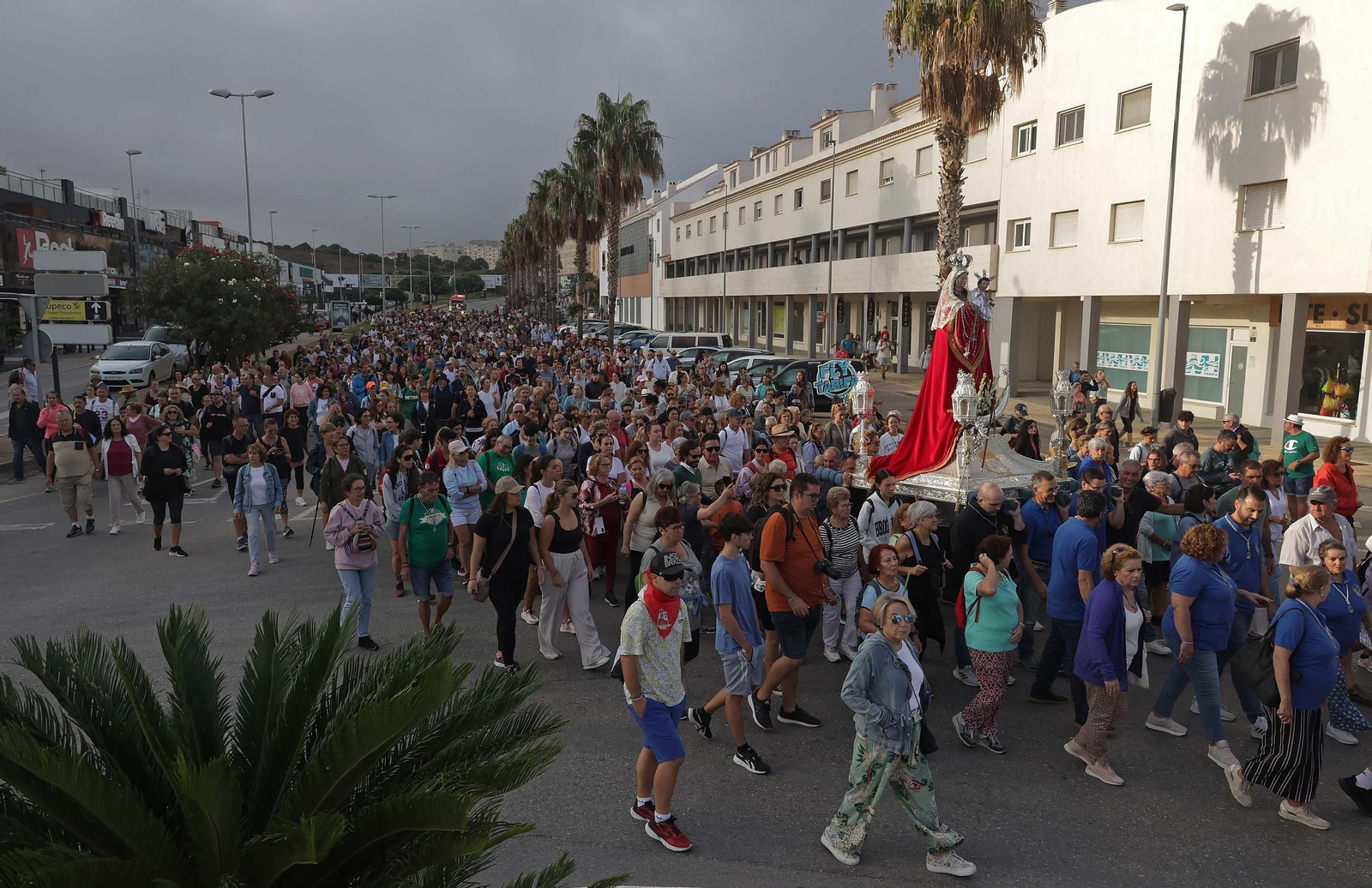 Fotos del regreso de la Virgen de la Luz a su santuario en Tarifa