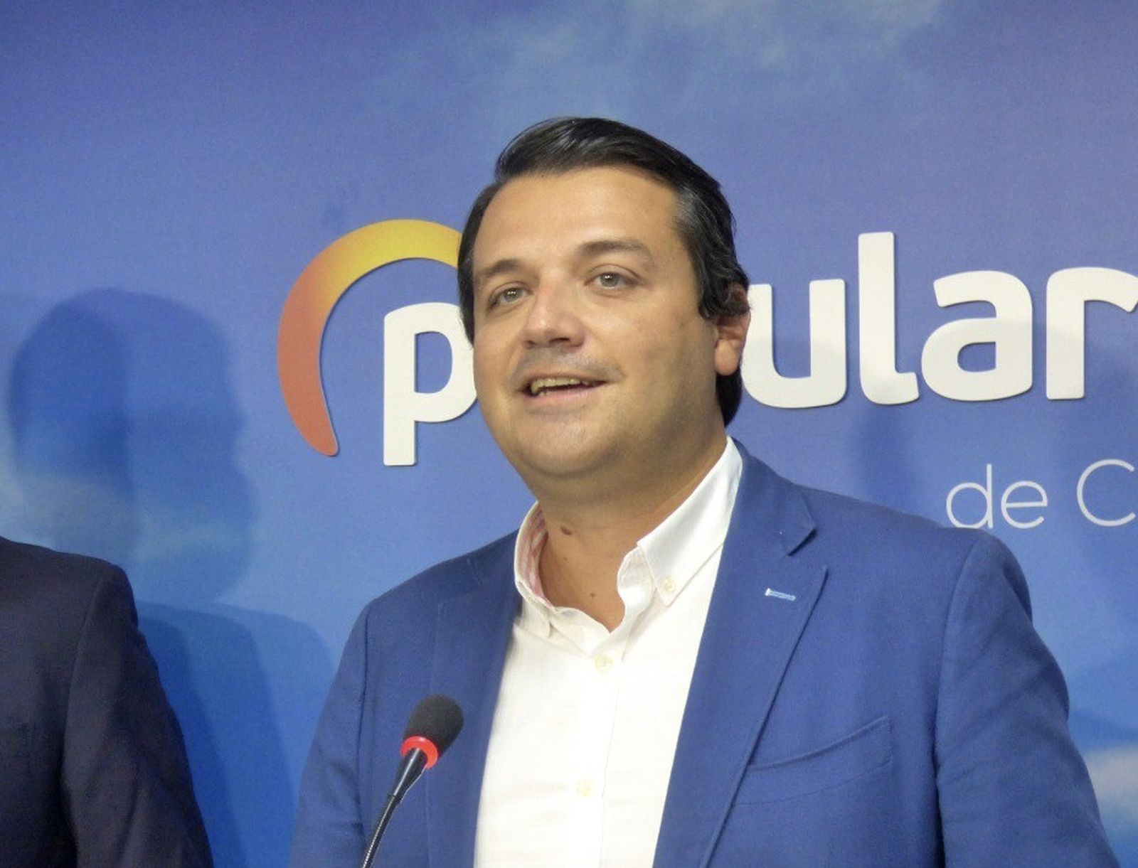 José María Bellido, en un acto del partido.