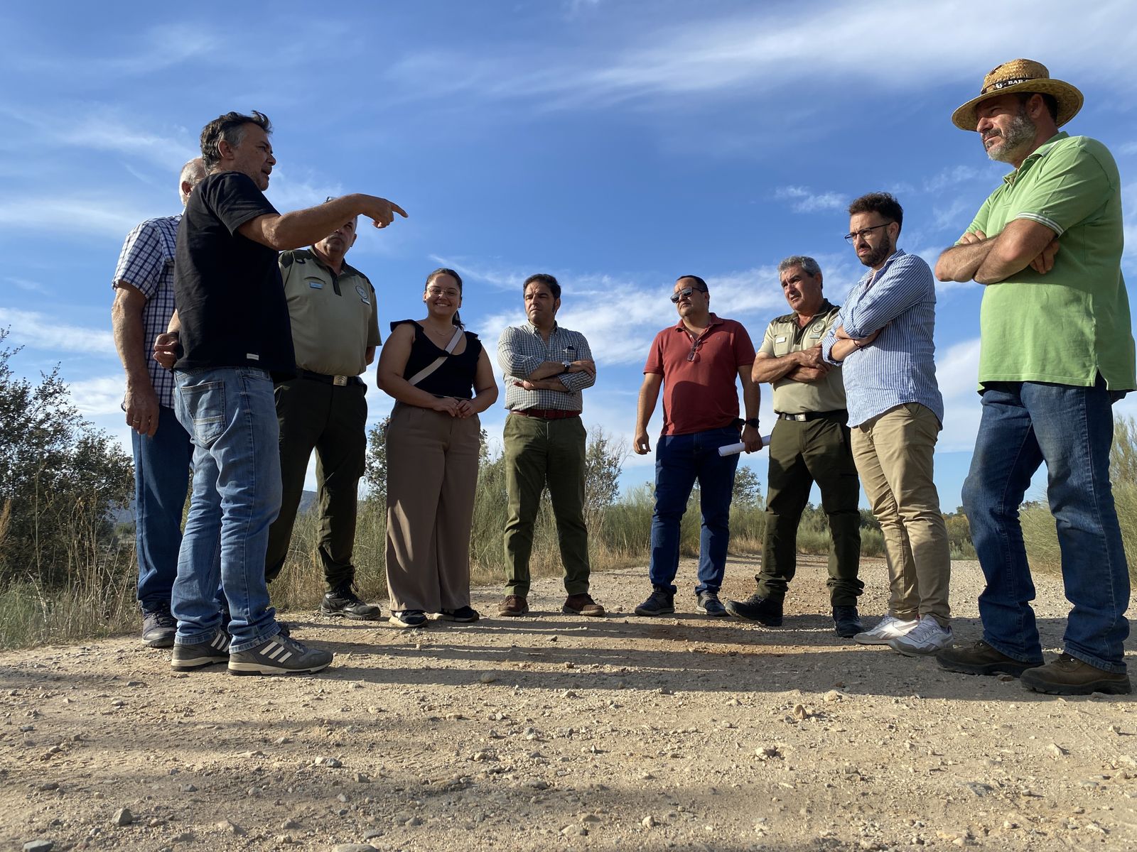 Obras en las vías pecuarias Aroche-El Repilado.
