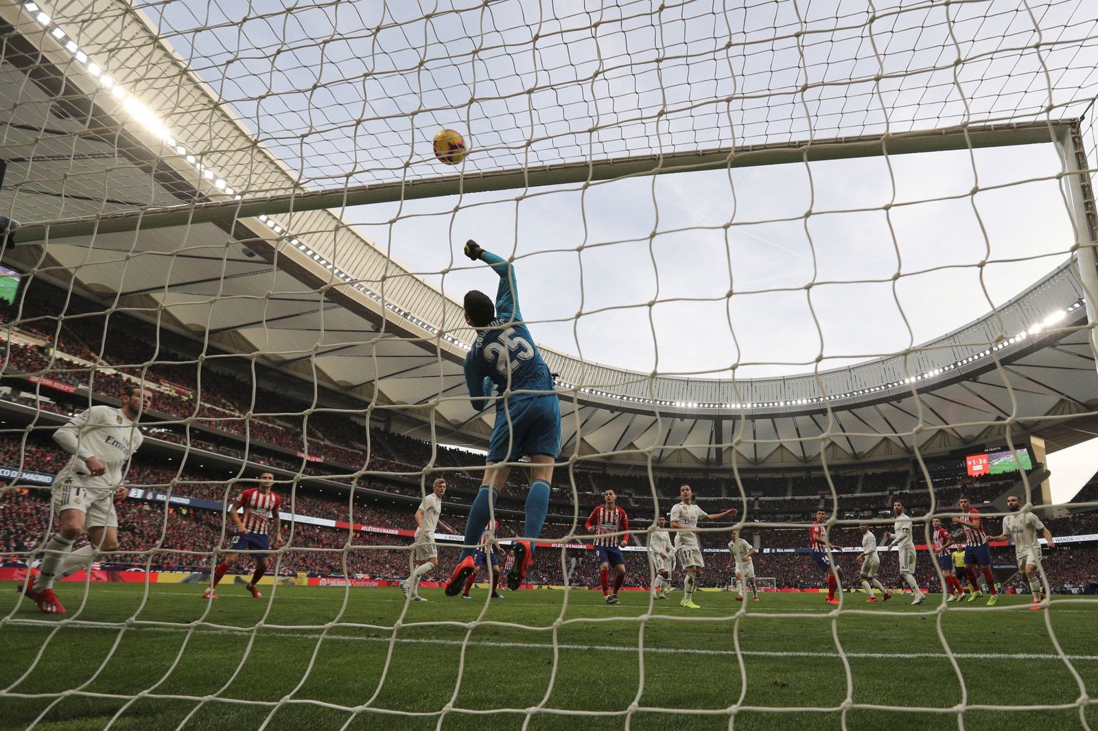 Las imágenes del Atlético de Madrid-Real Madrid