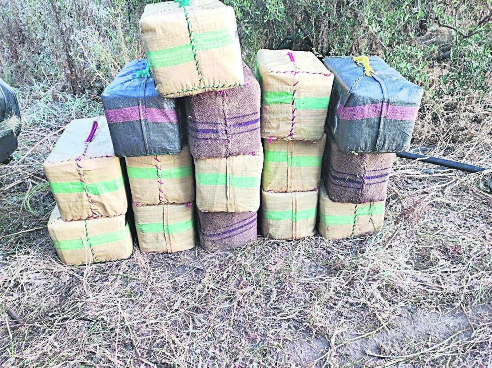 Un alijo de droga incautado en Málaga