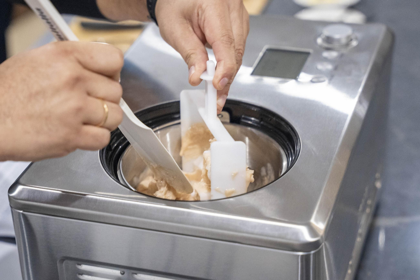 Las imágenes del delicioso sorbete gourmet de Gamba Roja de Alejandro Reyes