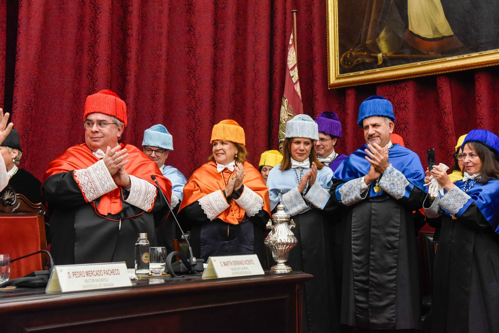 Acto de investidura de la nueva rectora de la US, Carmen Vargas