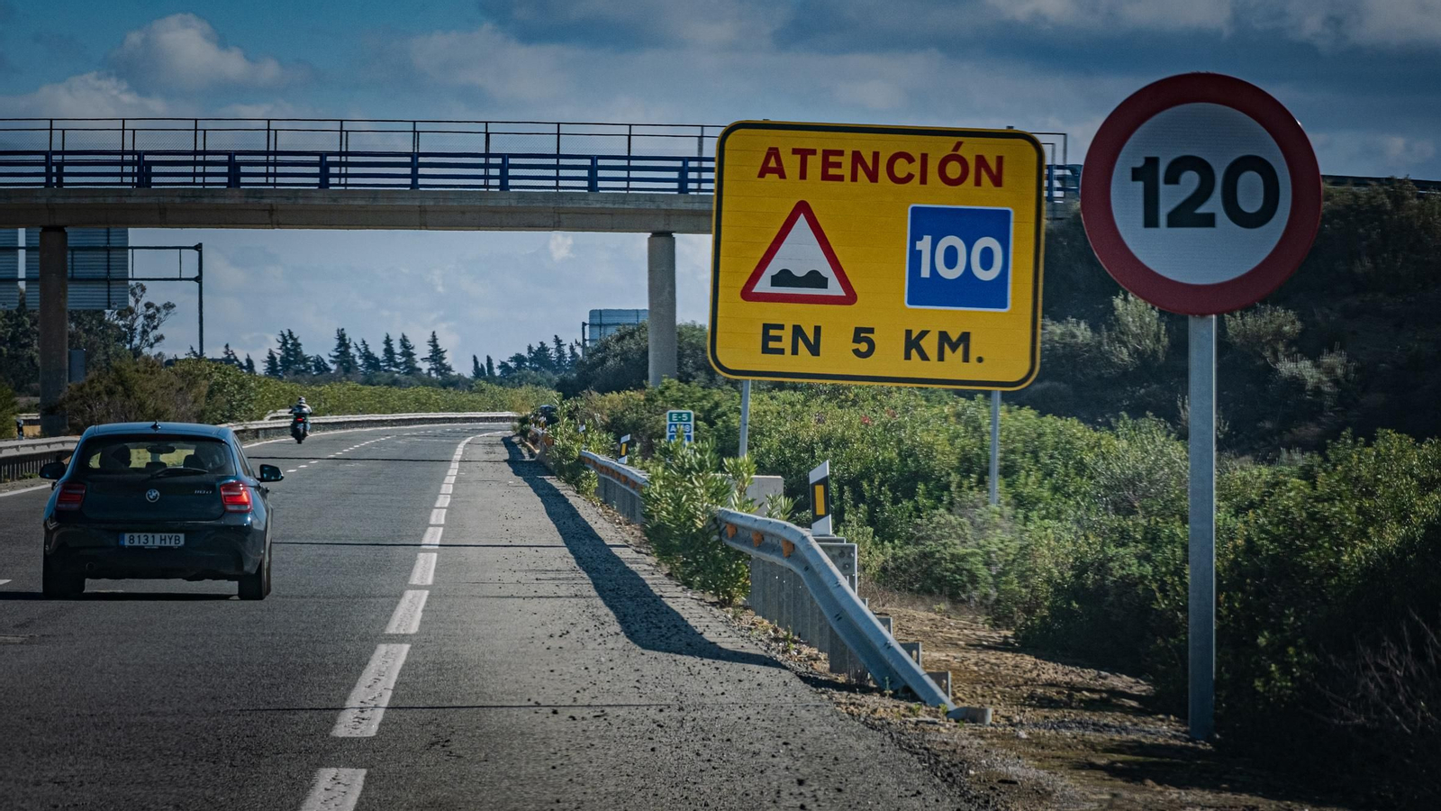 Las imágenes del estado de las carreteras de la provincia de Cádiz