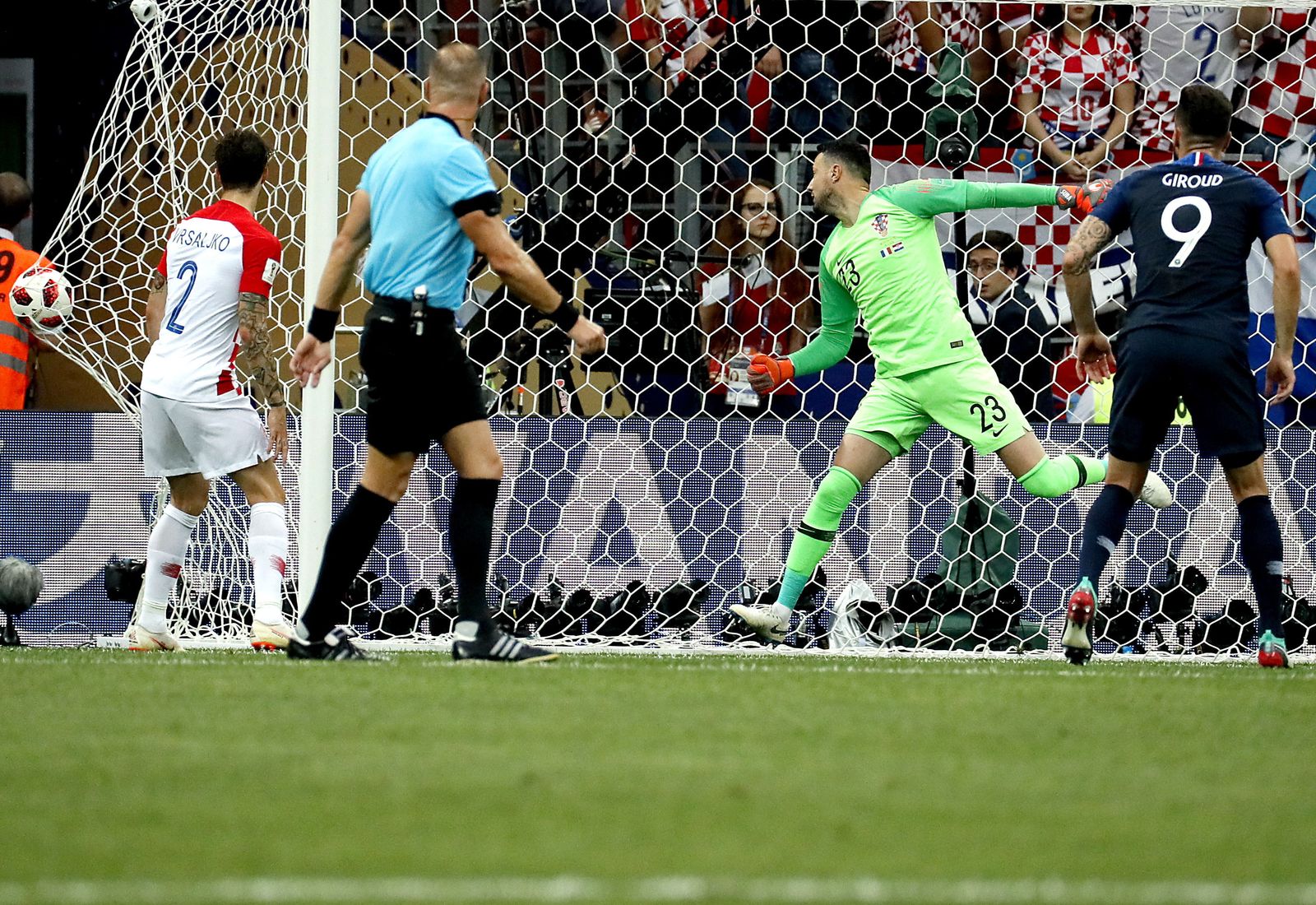 El Francia-Croacia de la final del Mundial de Rusia, en imágenes