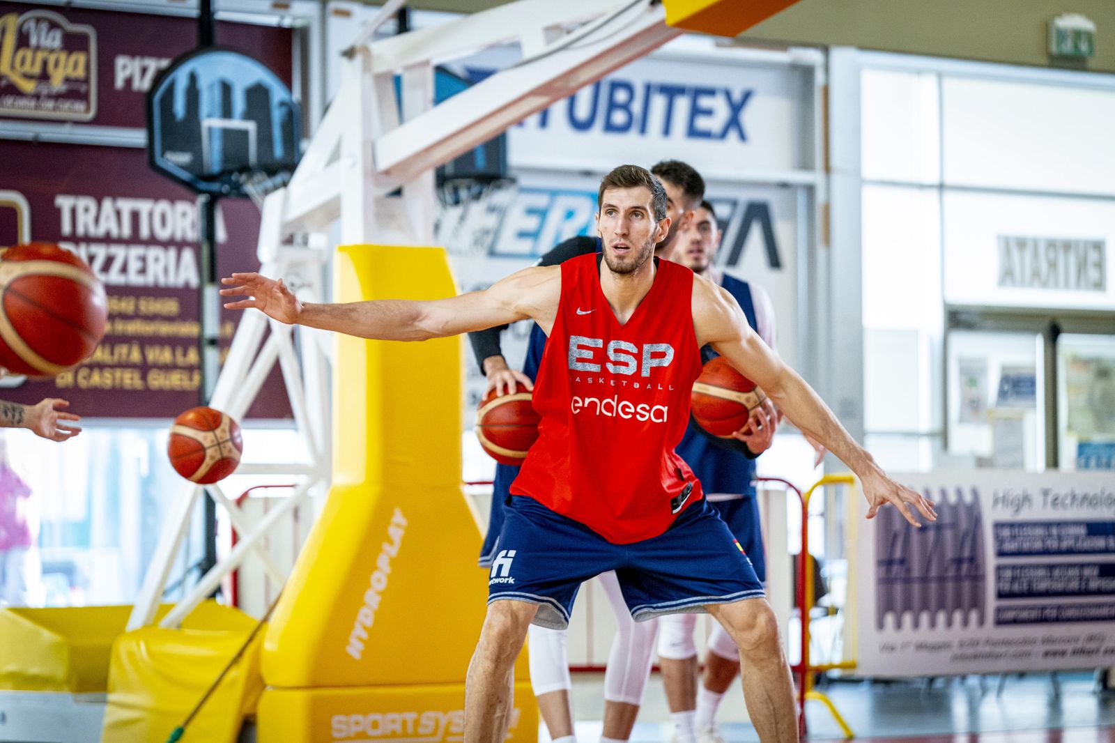 Buen rollo de la selección 'malagueña' en Bolonia