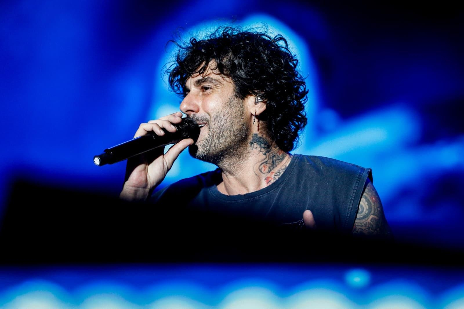Melendi, este viernes, en el primero de sus dos conciertos en Sancti Petri.