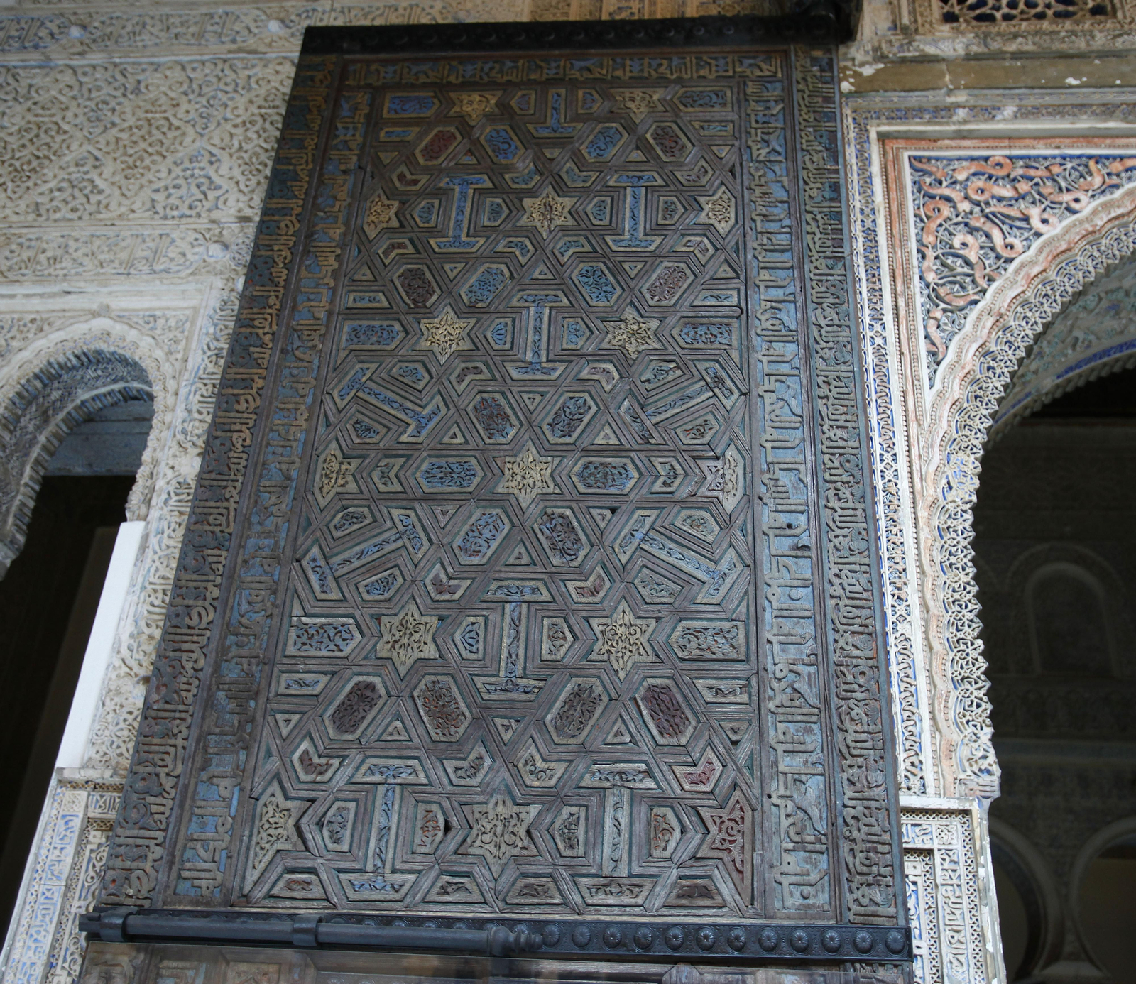 Restauración de las puertas del Patio de las Doncellas en el Alcázar