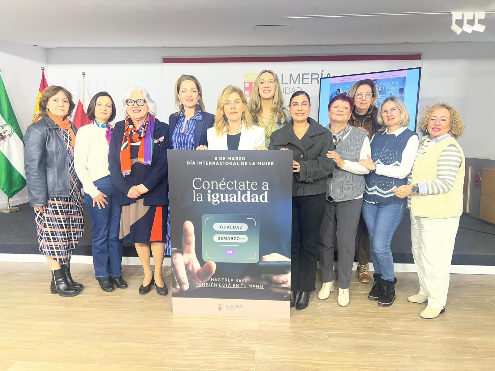 Presentación de la amplia programación del Ayuntamiento de Almería para conmemorar el Día de la Mujer