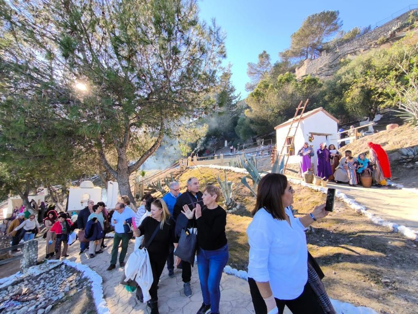 Las imágenes del belén viviente de Espera