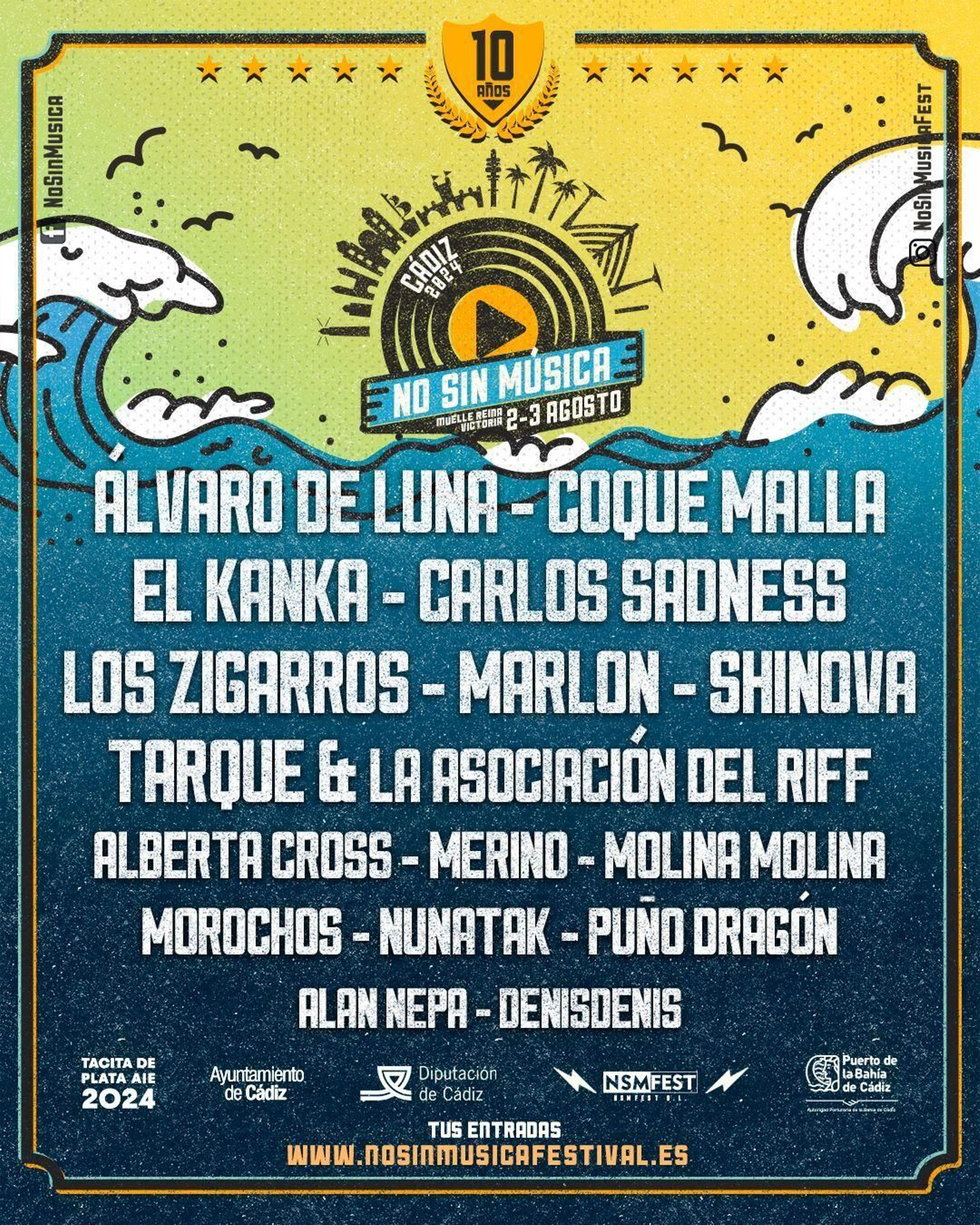 Cartel del festival No Sin Música 2024.