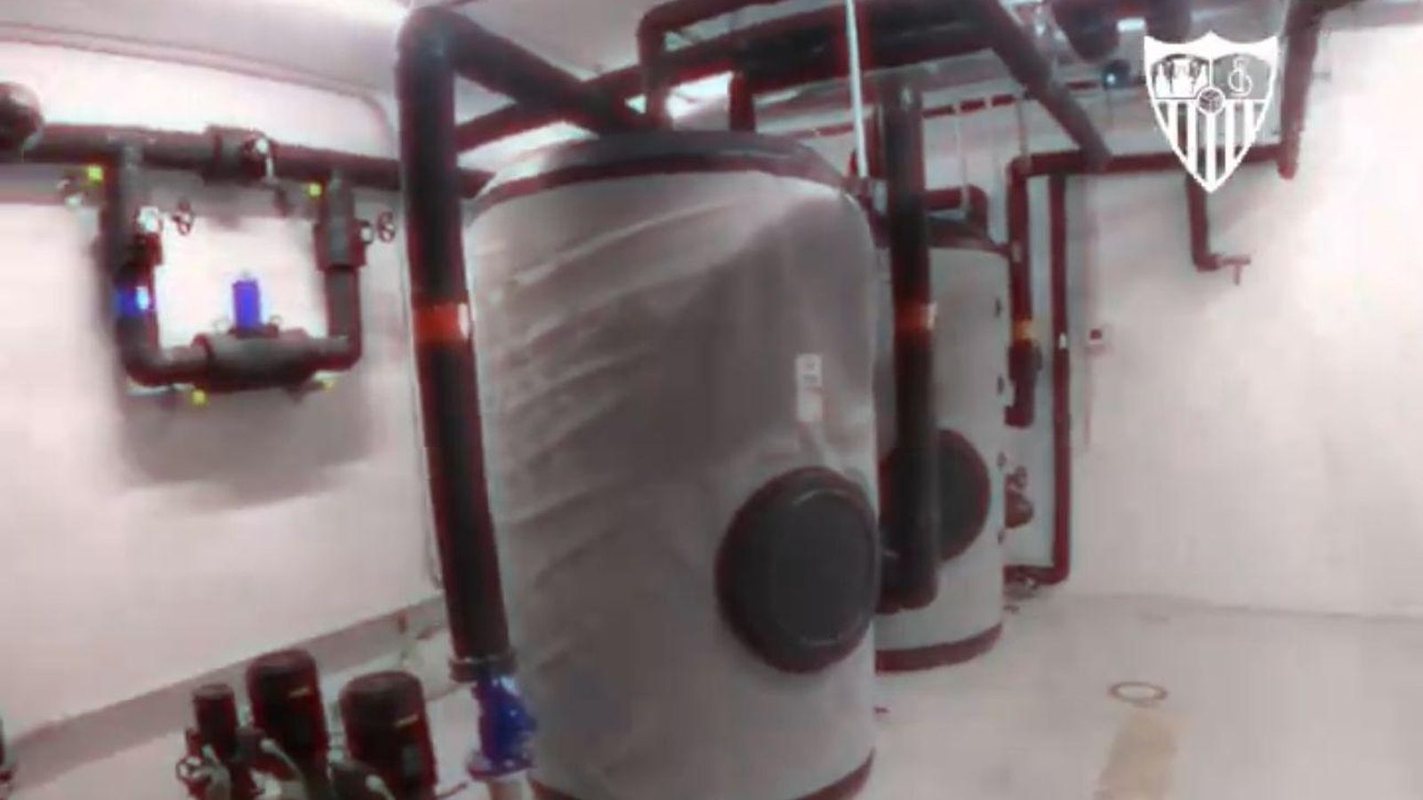 Una parte del nuevo edificio del primer equipo del Sevilla