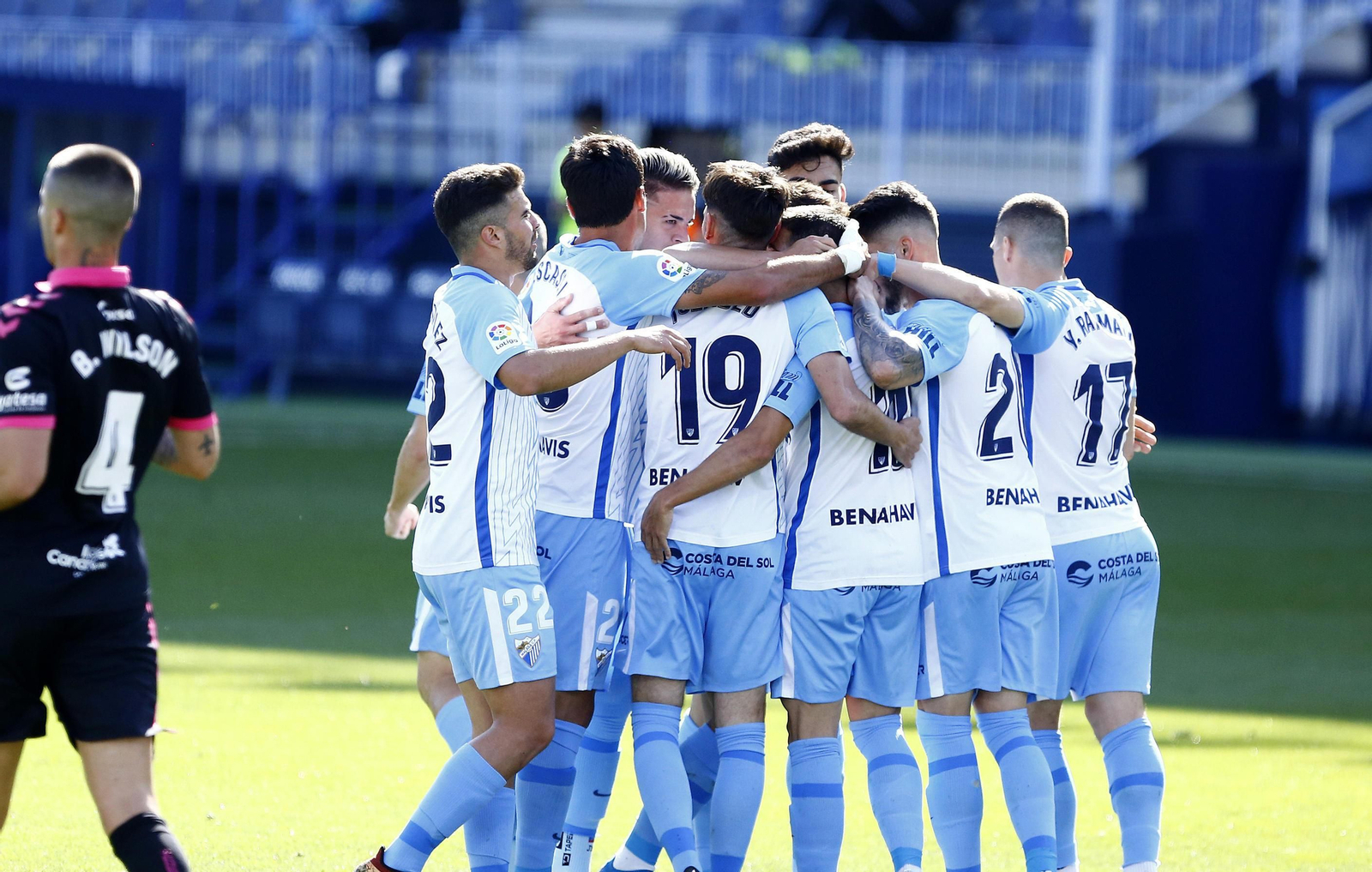 El Málaga CF-Tenerife, en fotos