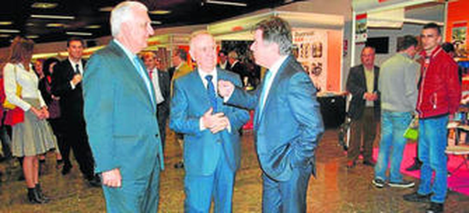 Herrero, Fernández Montes y Del Castillo, ayer, en Torremolinos.
