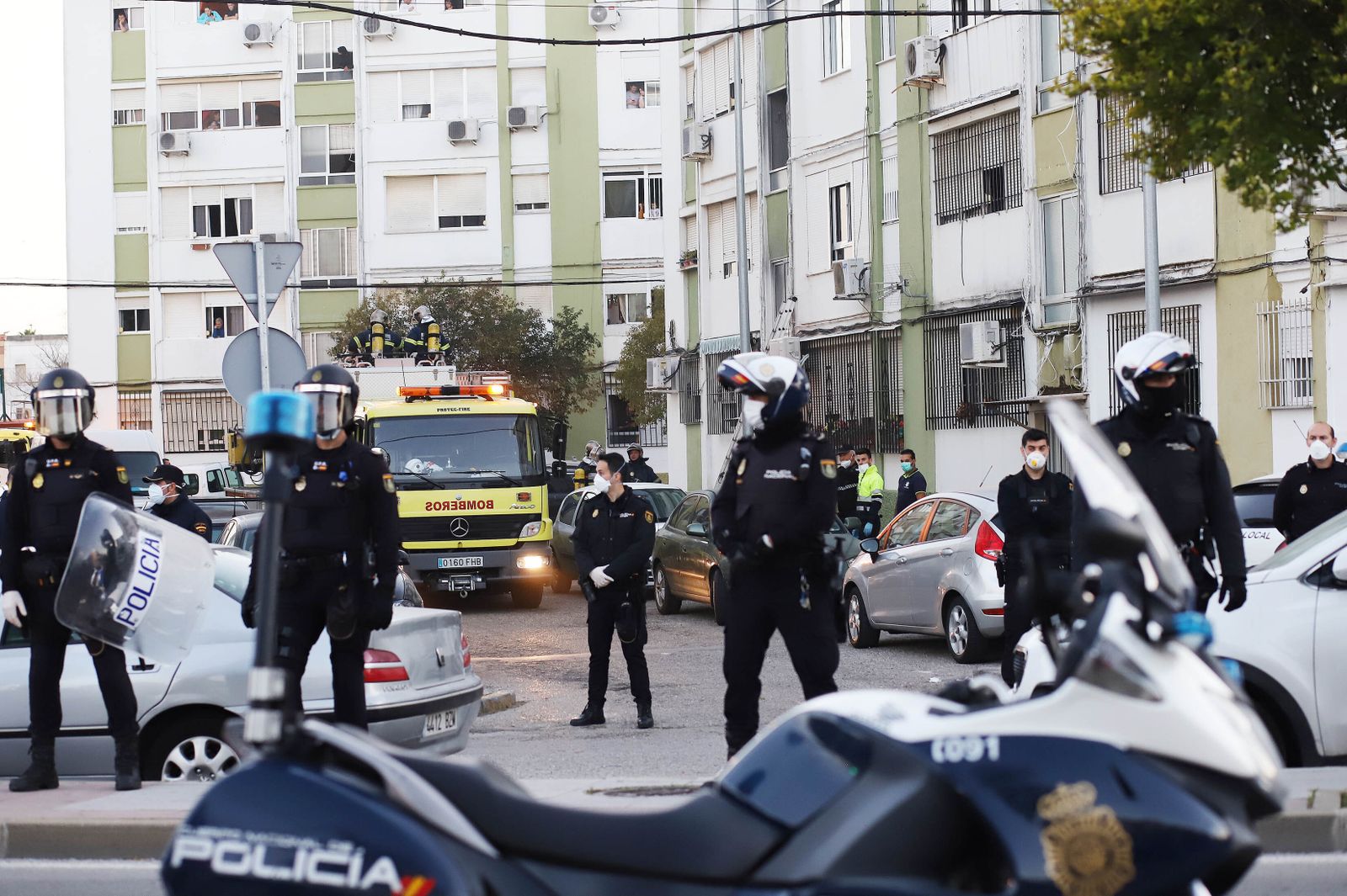 Imágenes del incendio en Santo Tomás de Aquino