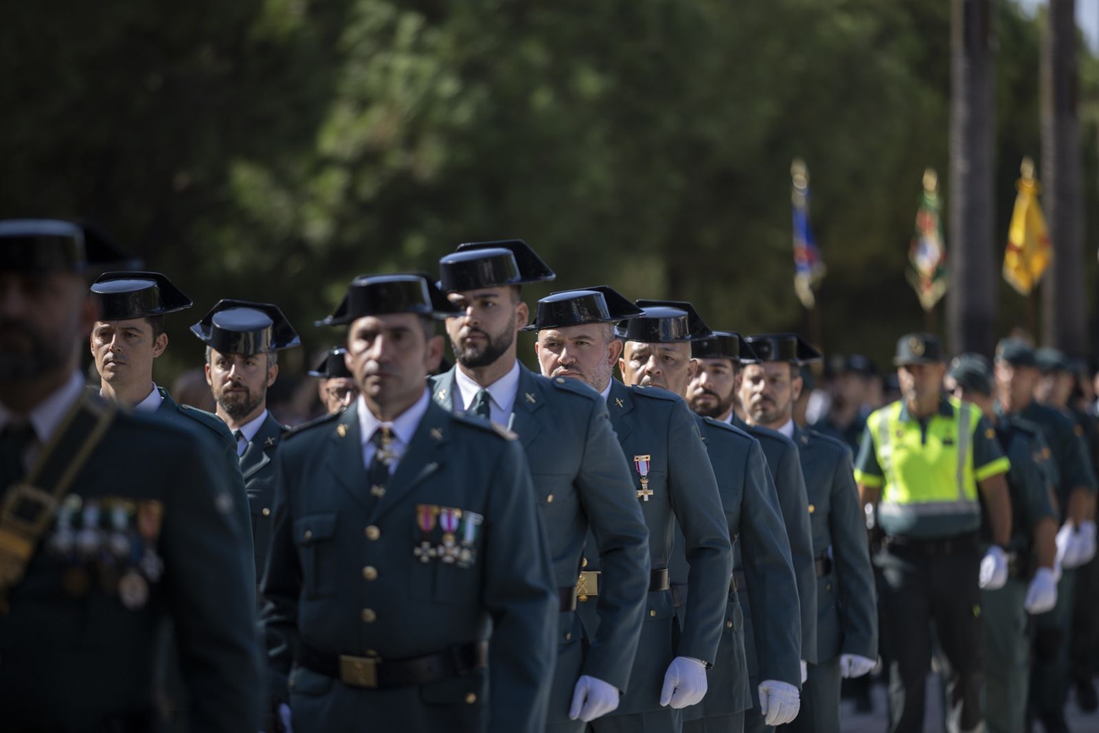 Imágenes de los actos de celebración de la festividad de la patrona de la Guardia Civil, la Virgen del Pilar.