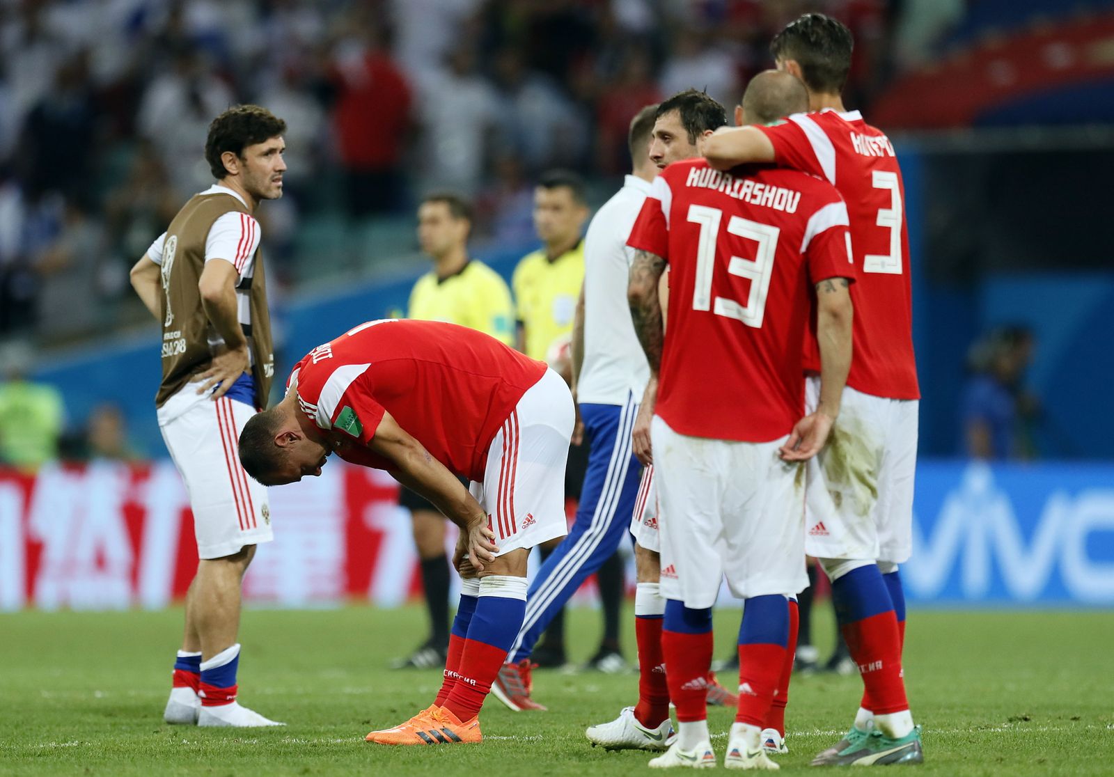 Las imágenes del Rusia-Croacia