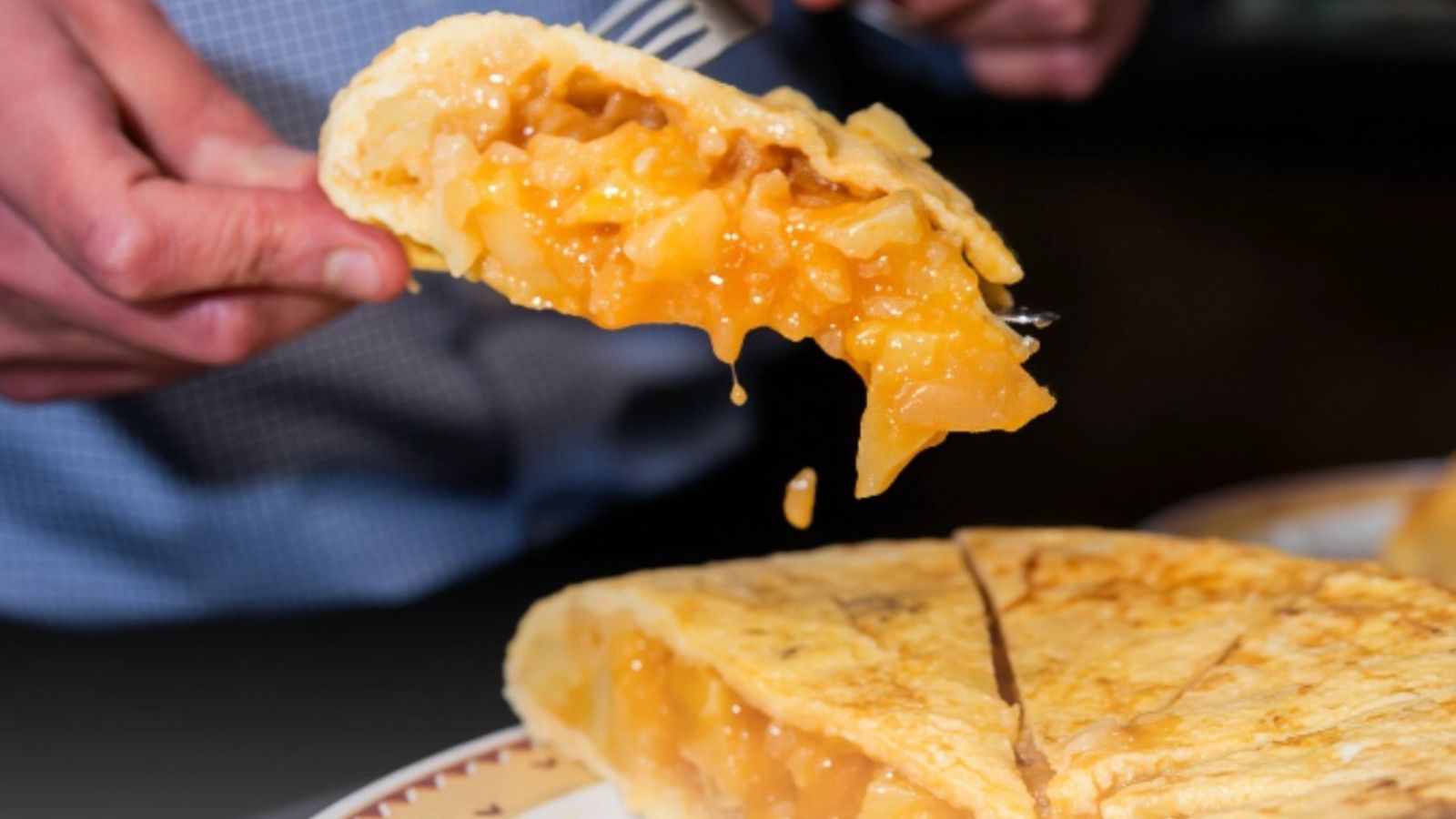 Tortilla de patatas del Bar Juan José en Huelva.