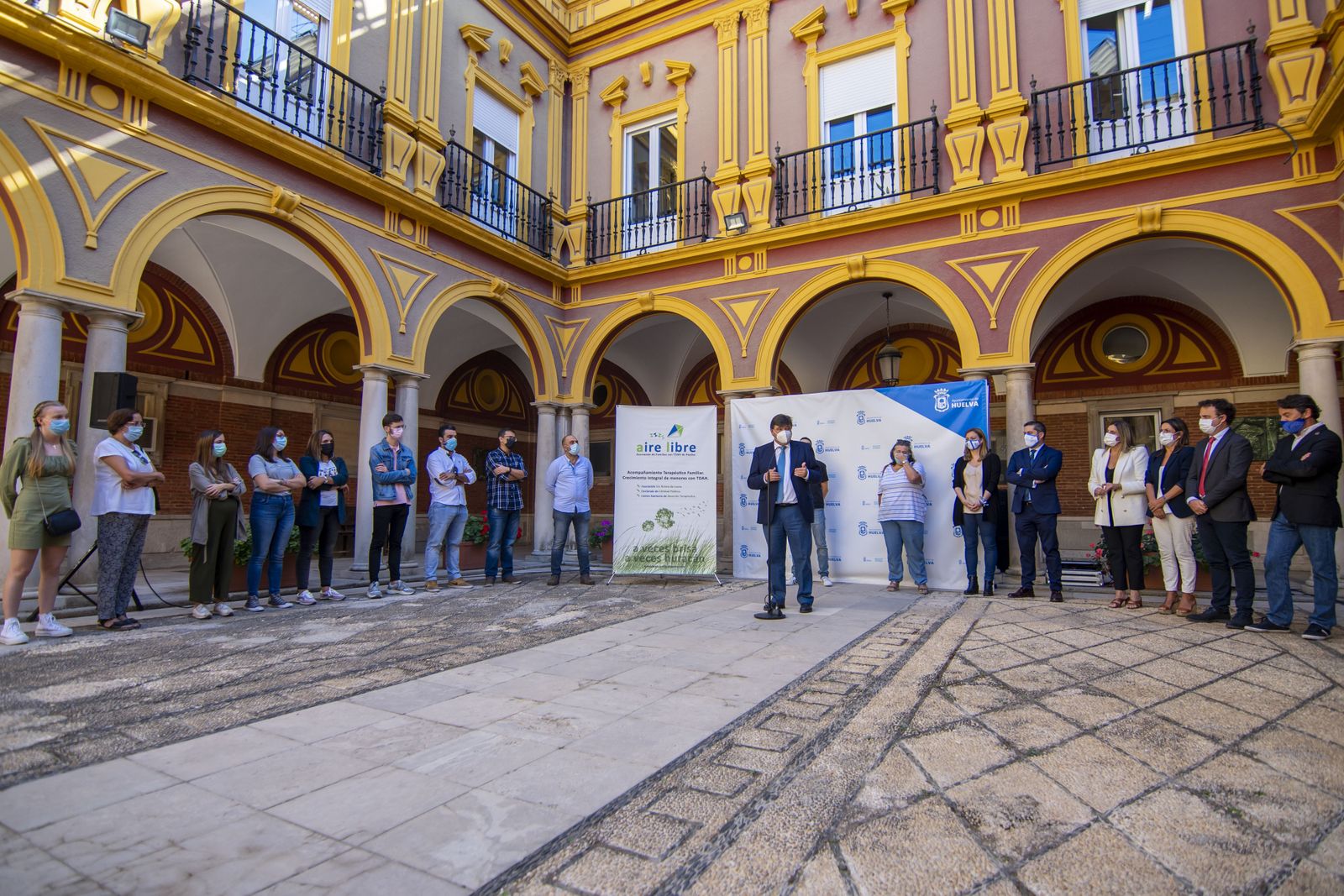 Presentación en el Ayuntamiento de Huelva de las actividades por el Día Mundial del TDAH.