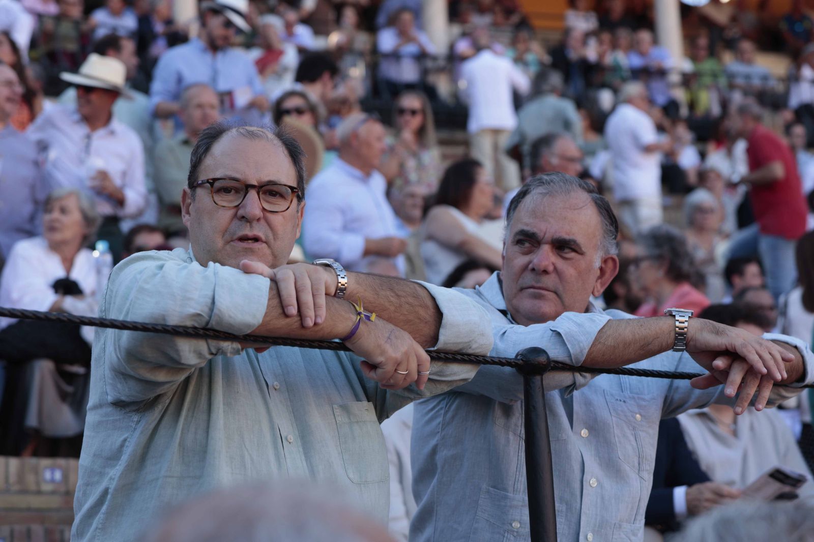 Ambiente en los tendidos de la Maestranza